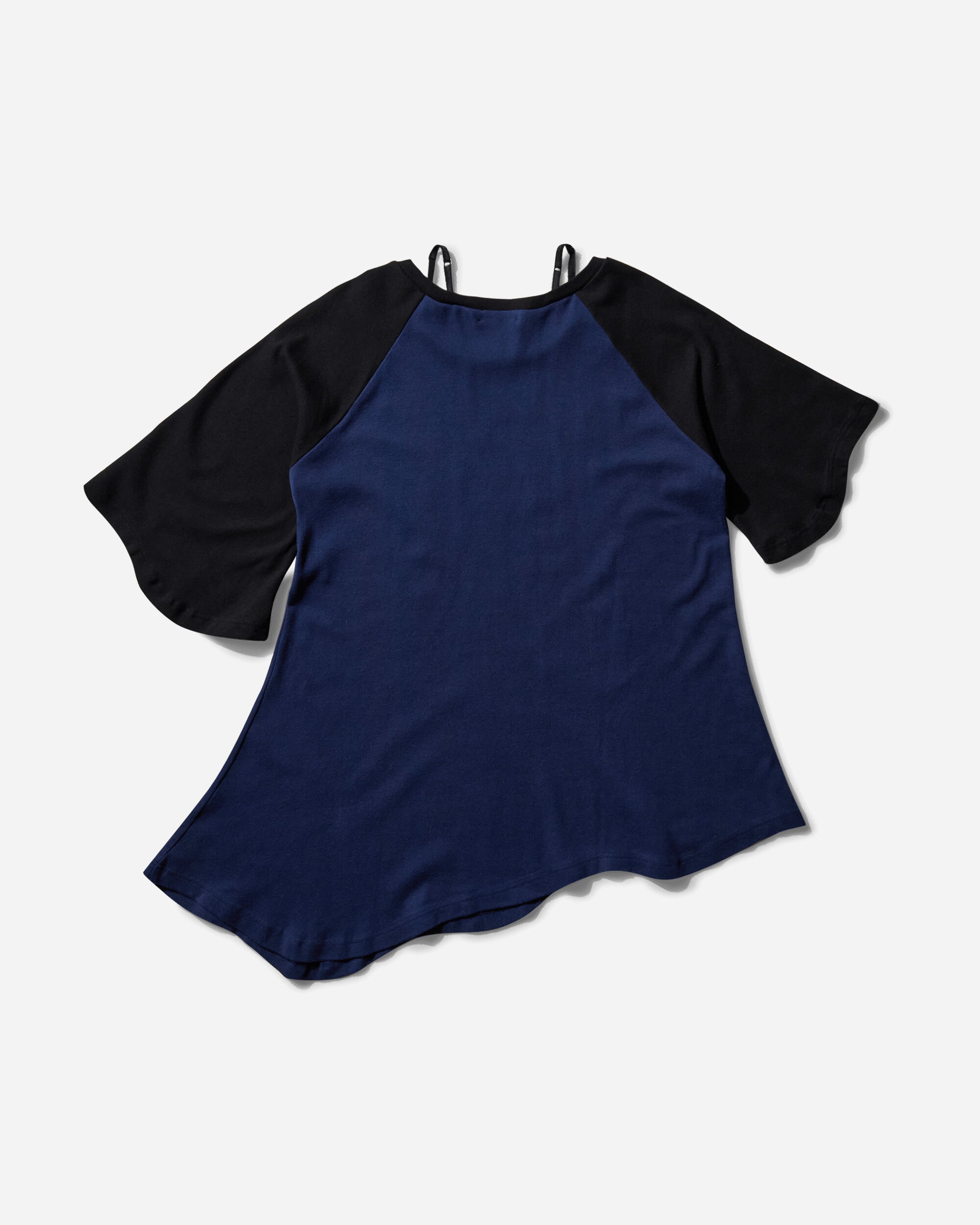 Undercover Women's Shoulder Strap Raglan T-Shirt Navy, view 2