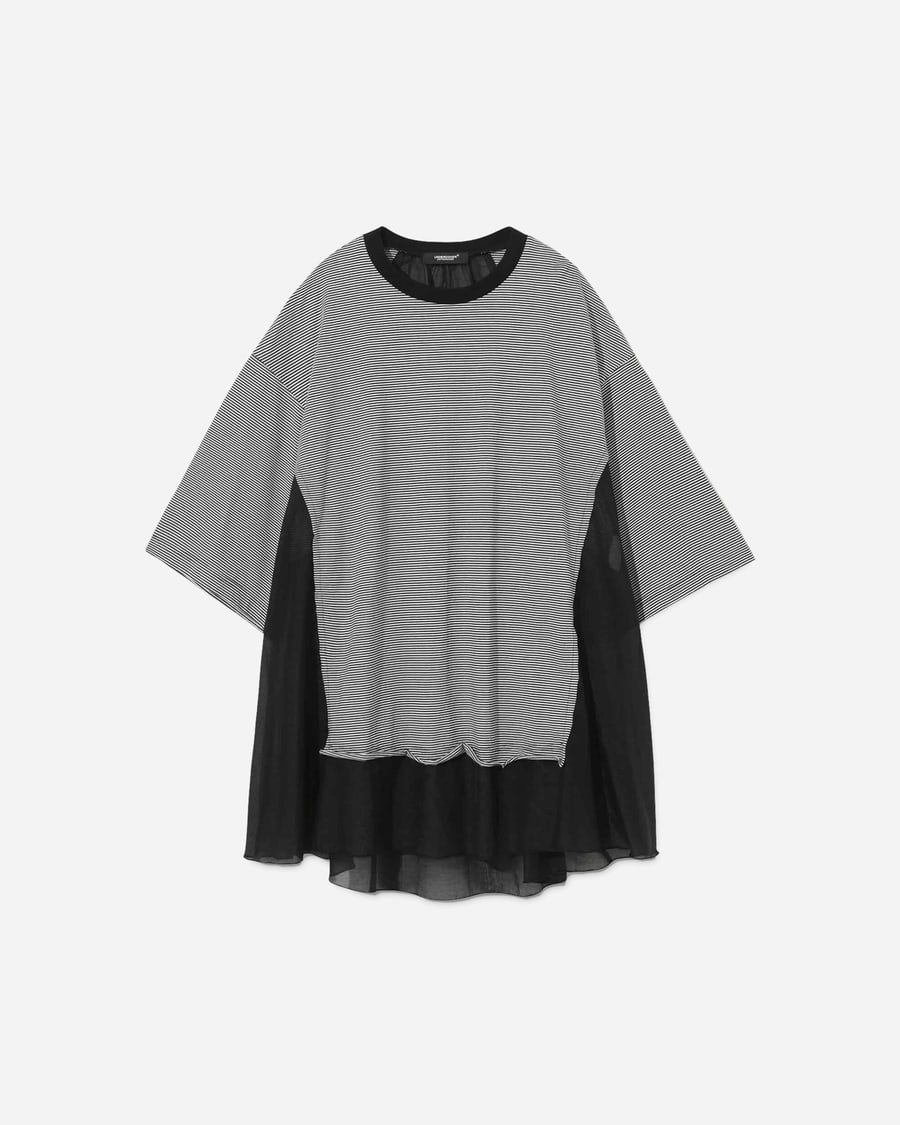 Undercover Women's Striped T-Shirt Black
