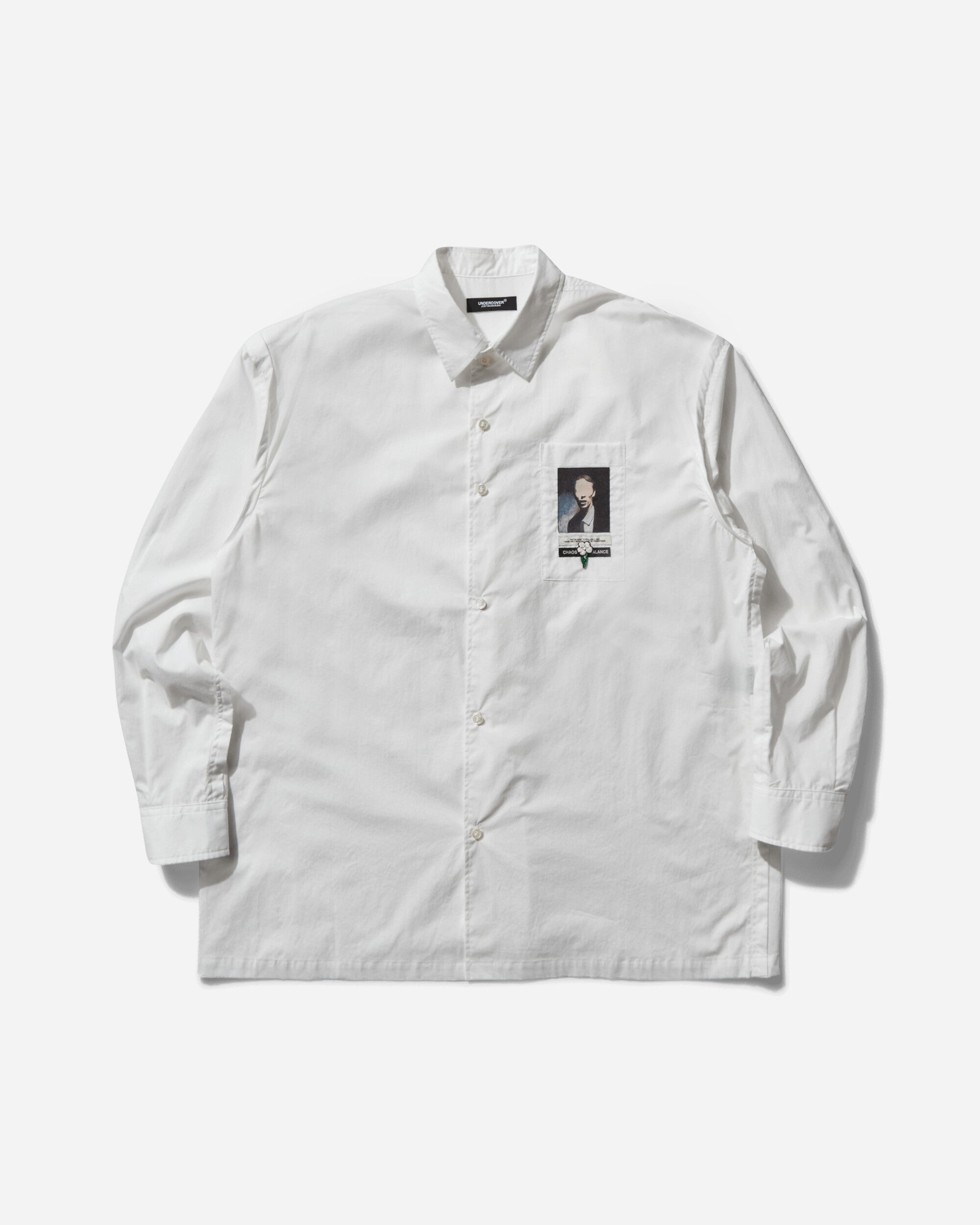 Undercover Men's Cotton Typewriter Shirt White