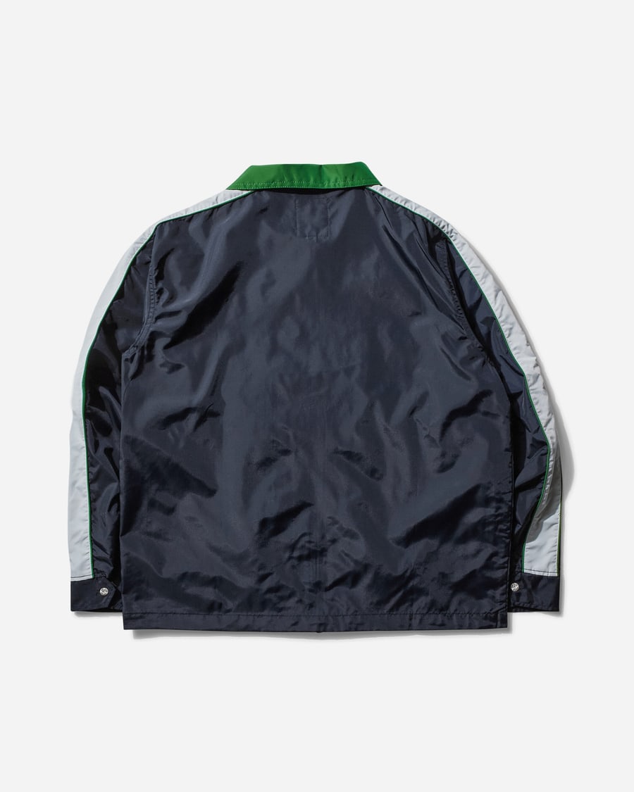 Brain Dead Men's Meltdown Racing Jacket Navy, view 2