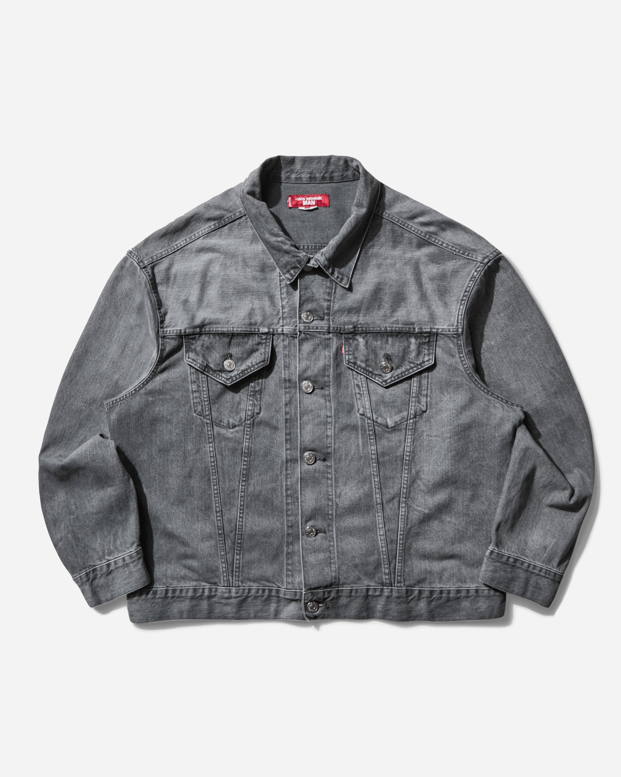 Junya Watanabe MAN Men's Levi’s Selvedge Denim Trucker Jacket Grey