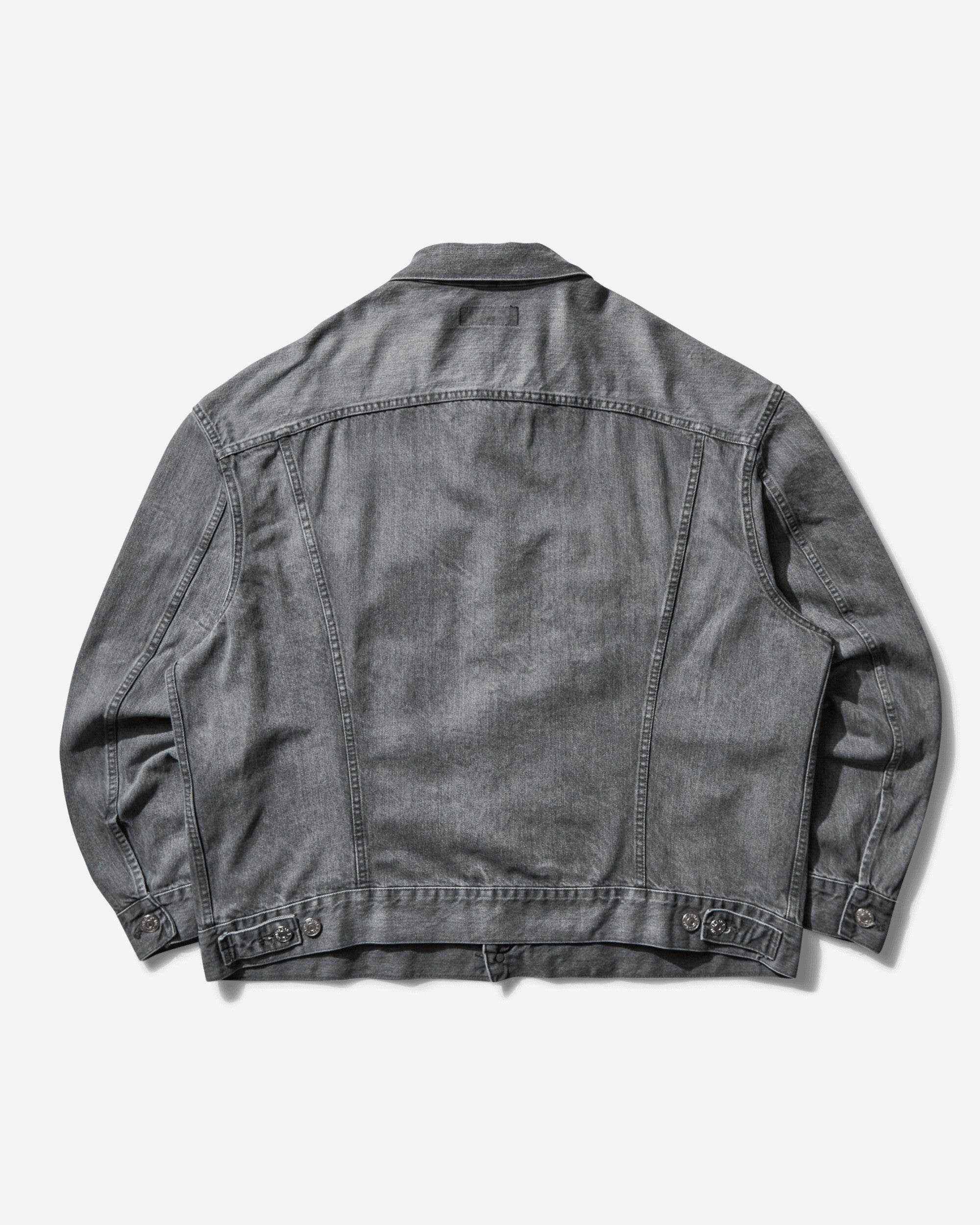 Junya Watanabe MAN Men's Levi’s Selvedge Denim Trucker Jacket Grey, view 2