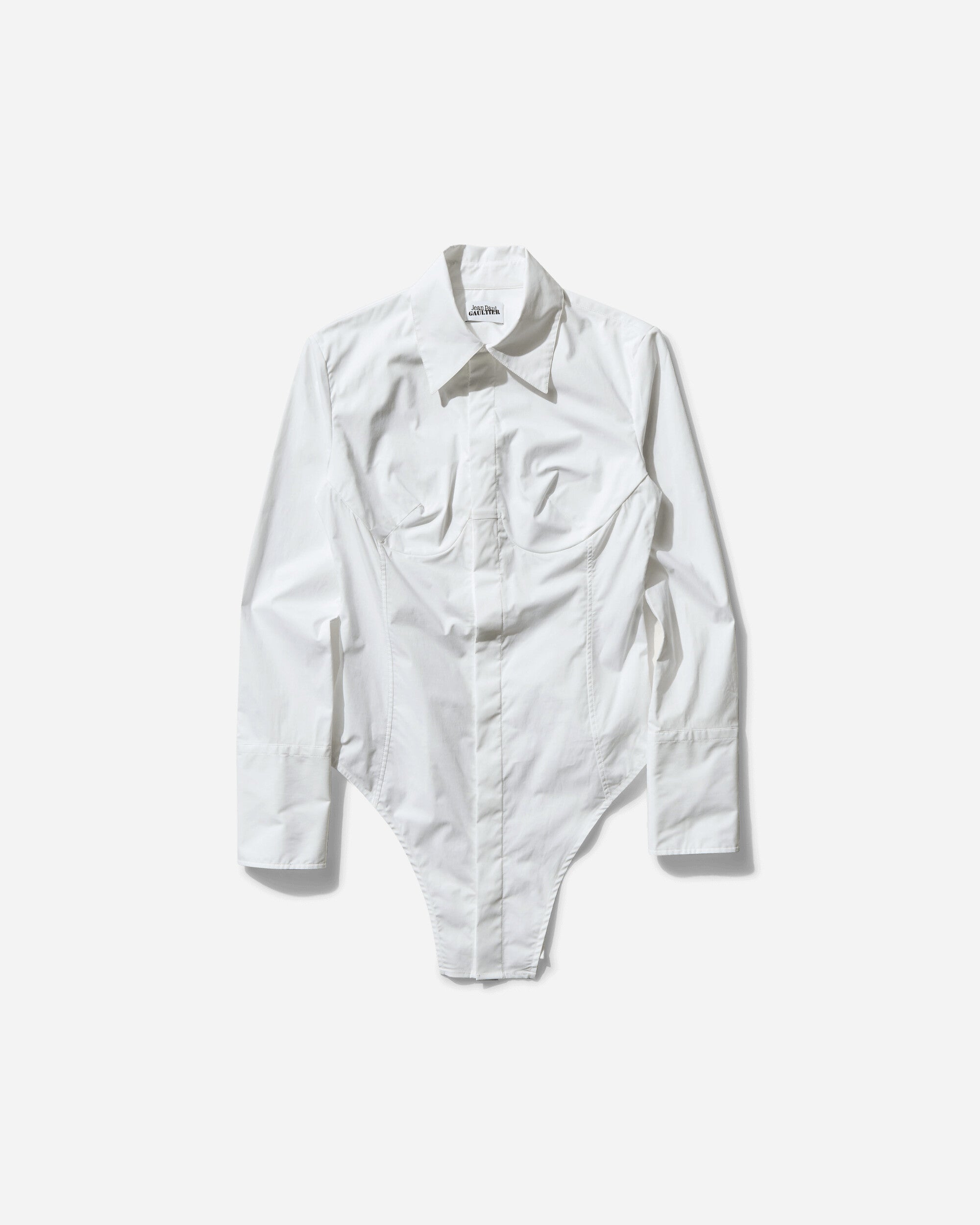 Jean Paul Gaultier Women's Bodysuit Shirt White