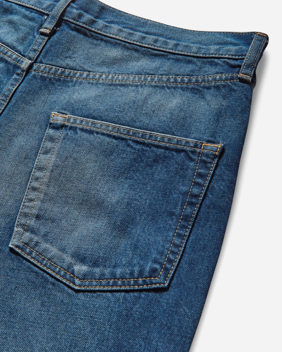 Junya Watanabe MAN Men's Bob Marley Denim Pants Indigo, view 4