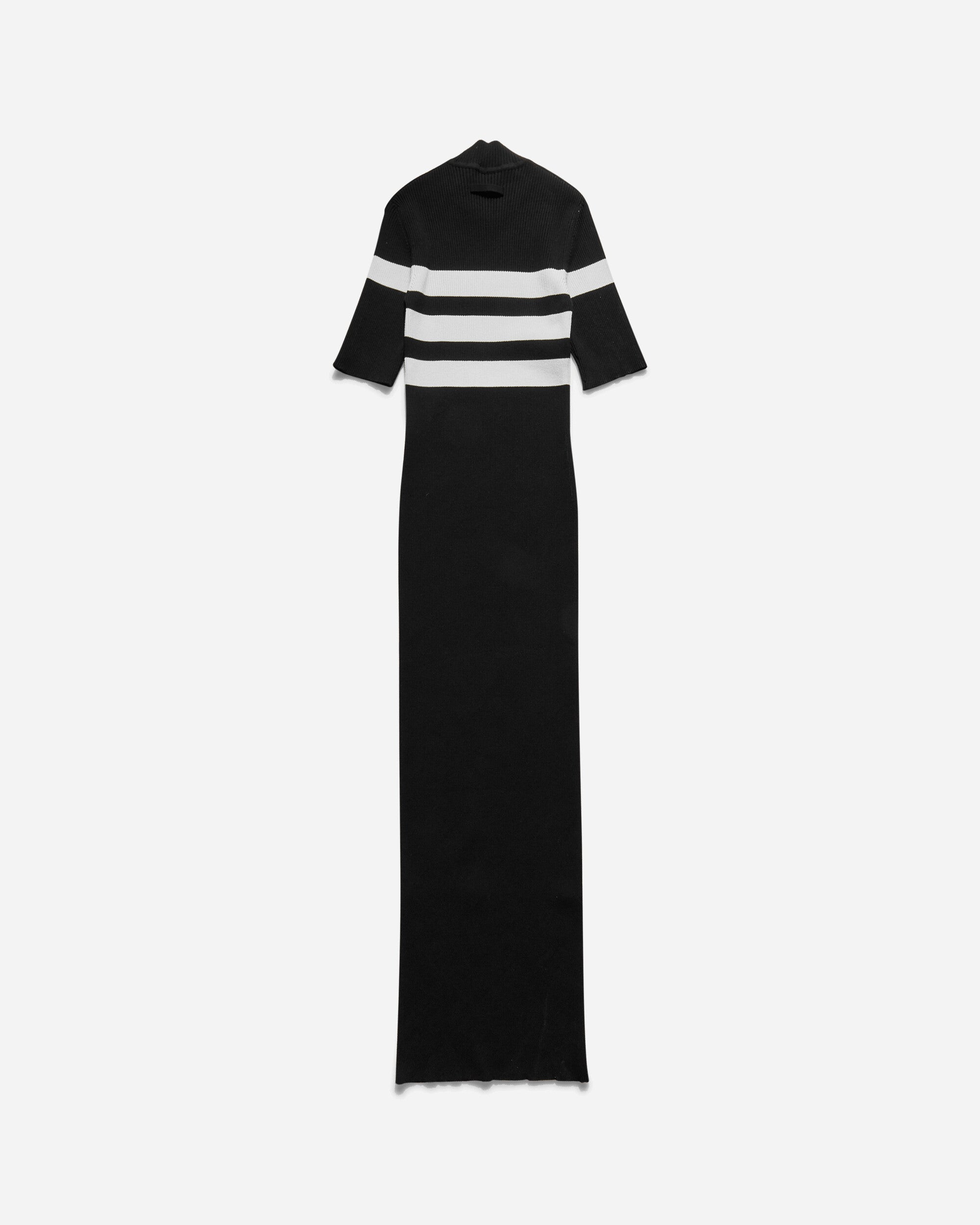 Jean Paul Gaultier Women's Marinière Long Dress Black / White, view 2