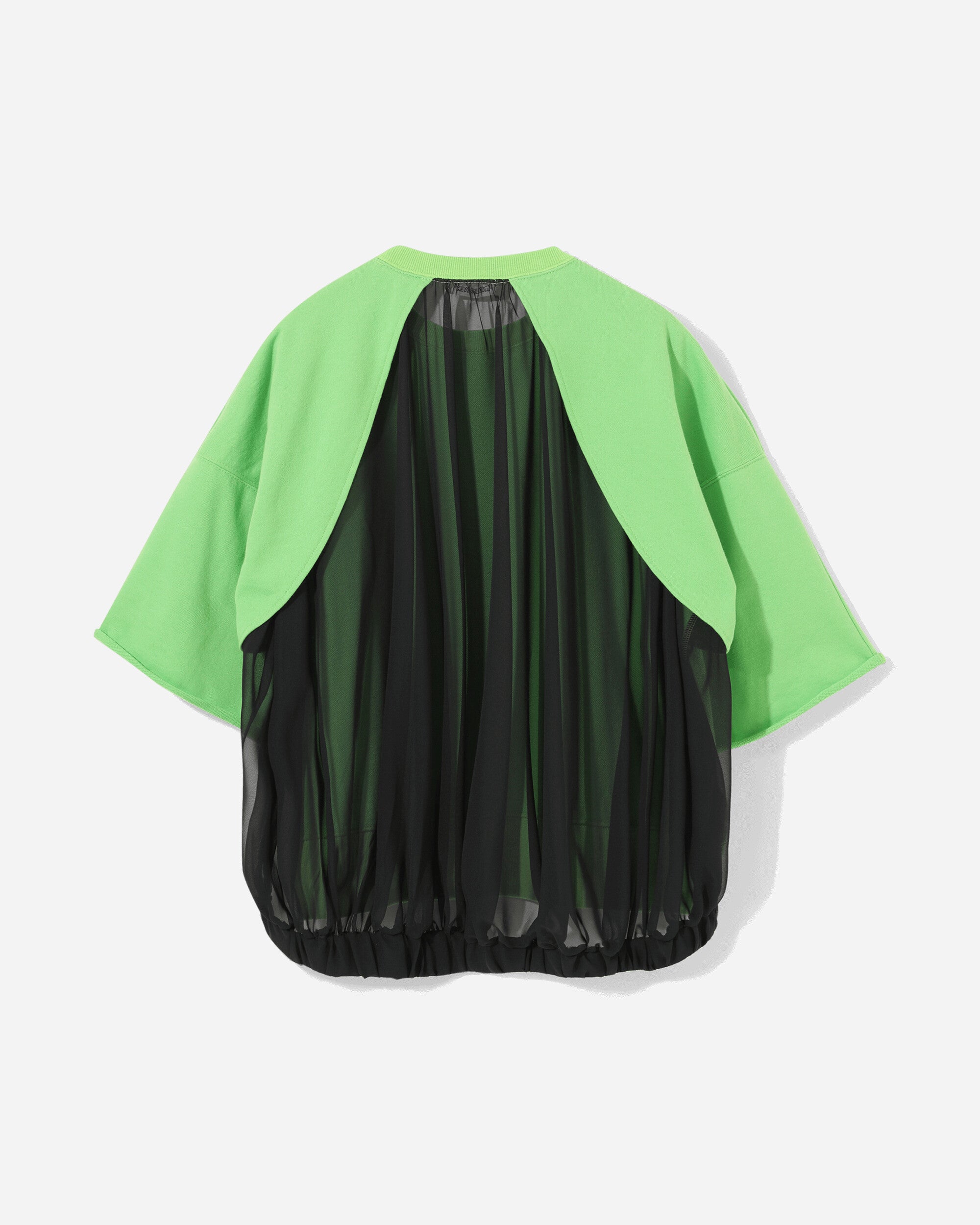 Undercover Women's Mesh Cotton T-Shirt Light Green, view 2