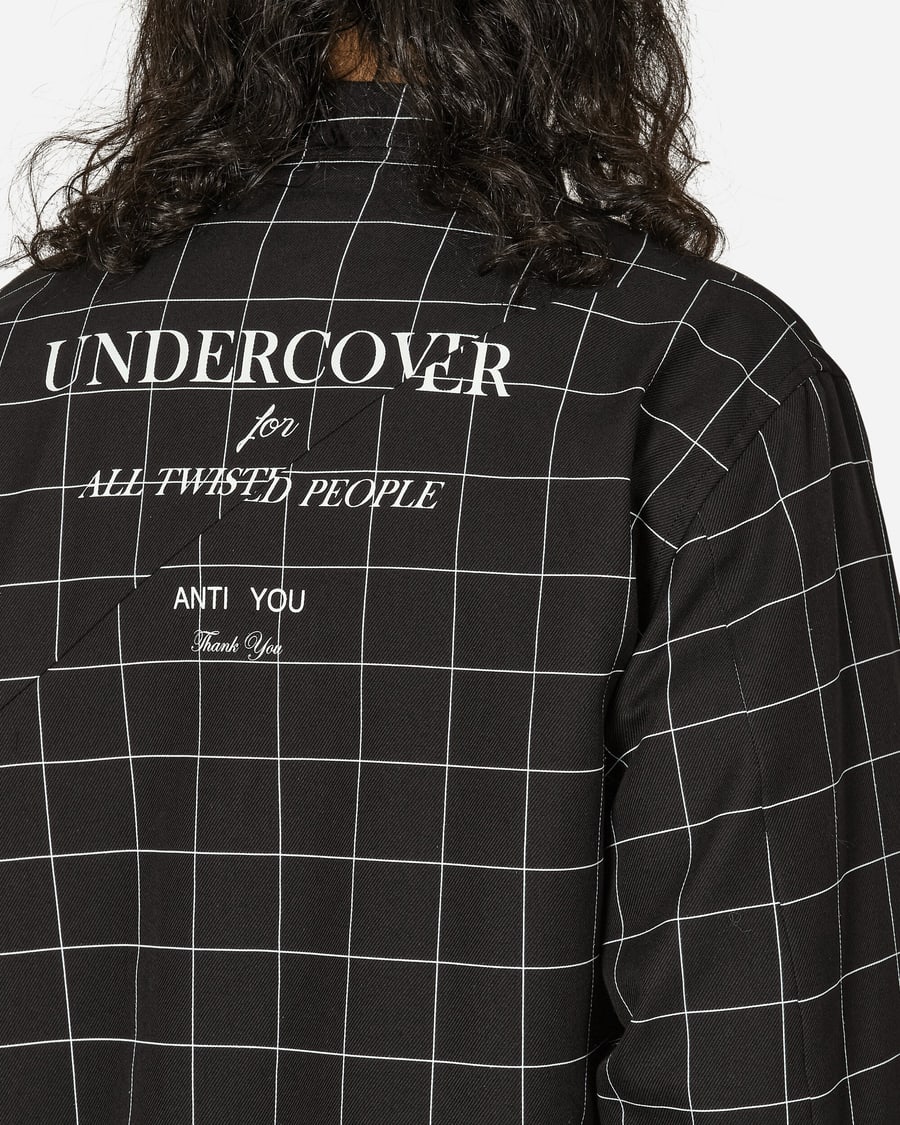 Undercover Grid Jacket Black, view 5