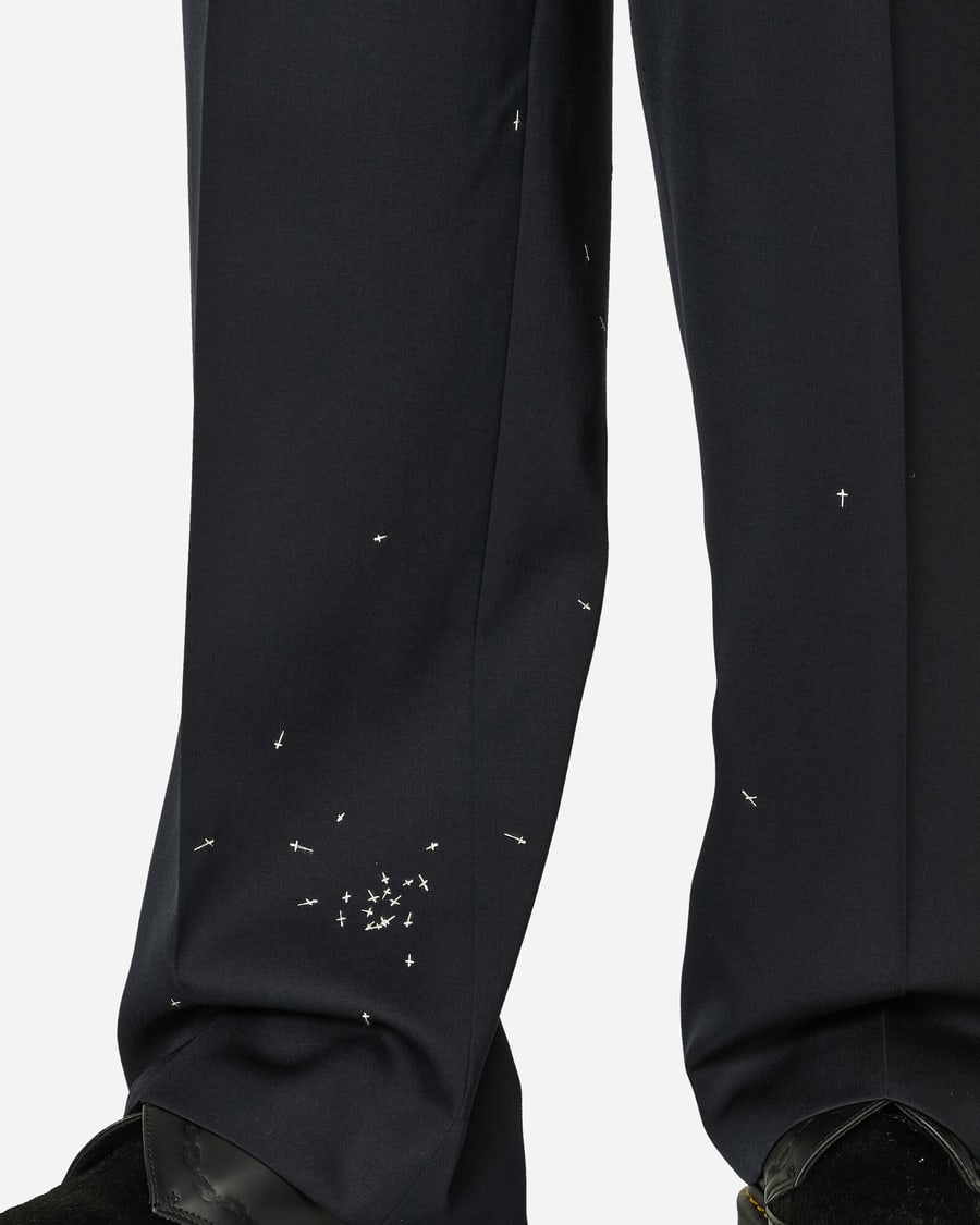 Undercover Pleated Pants Dark Navy, view 5