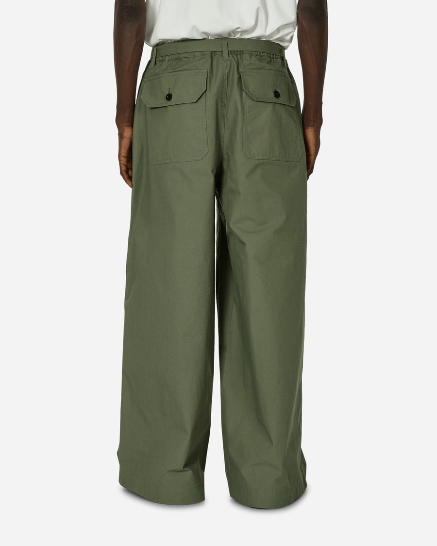sacai Rip Stop Pants Khaki, view 3