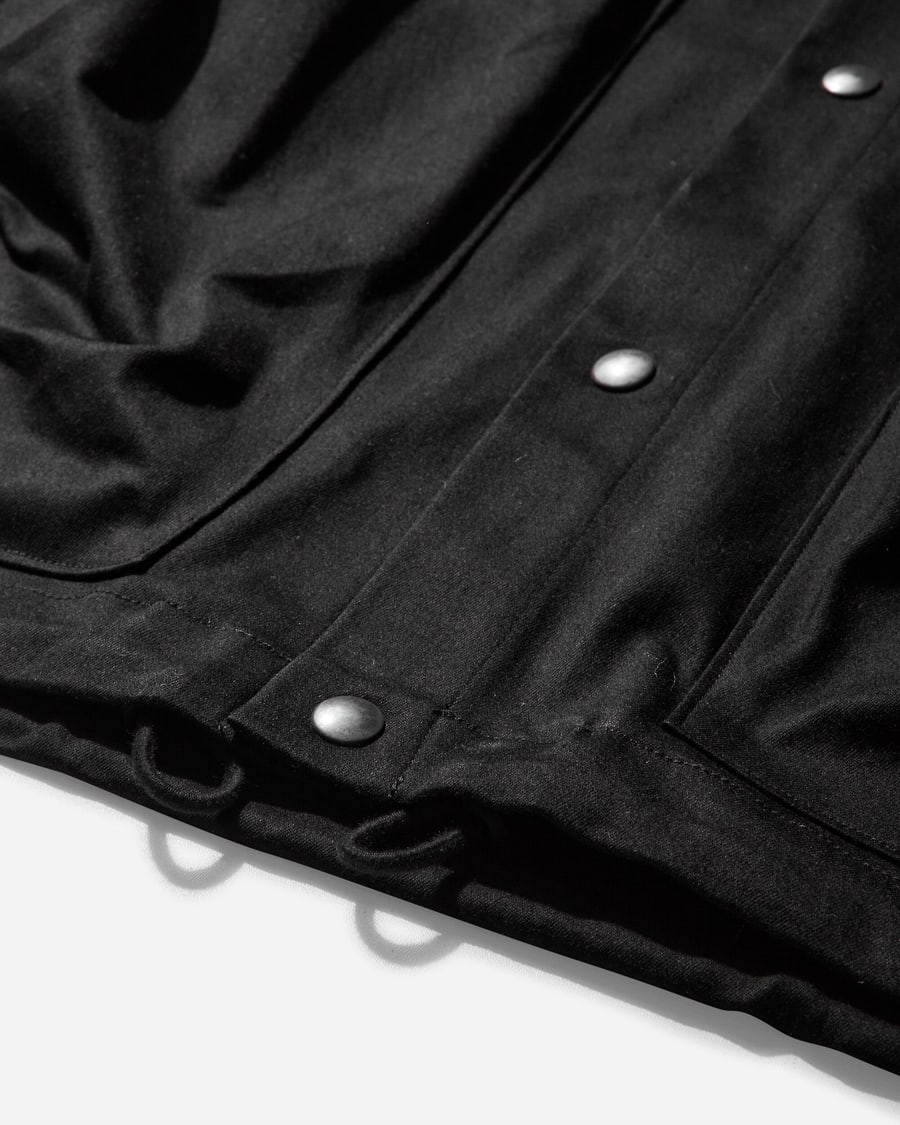 AFFXWRKS Men's Parka Shell Jacket Black, view 4