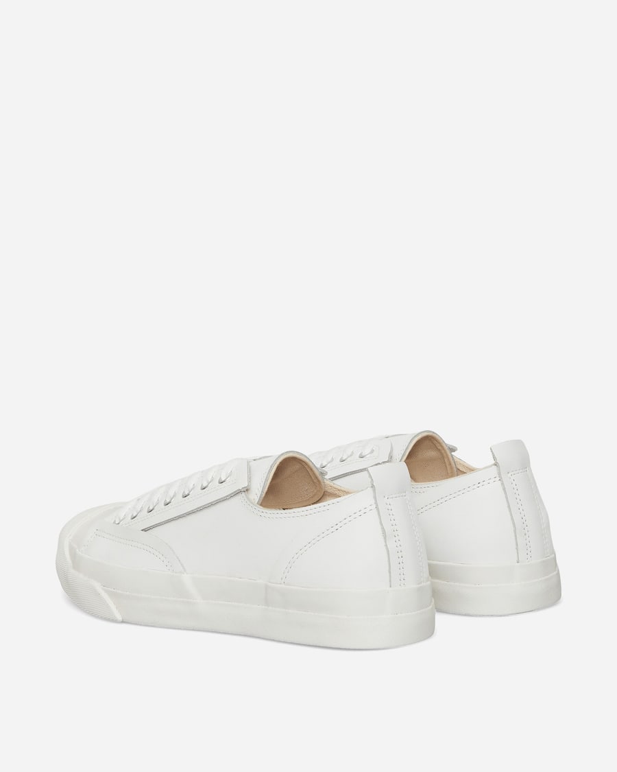 Undercover Men's Toe Logo Leather Sneakers White, view 4