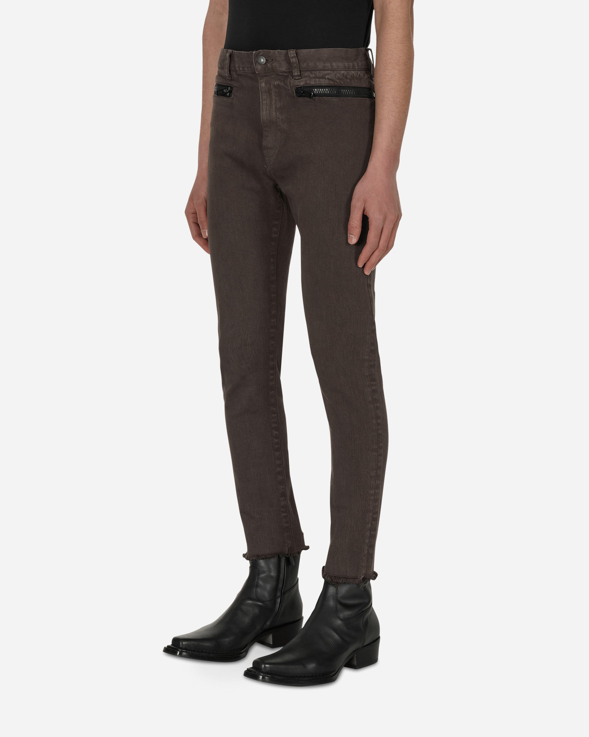 Undercover Zip Denim Pants Grey, view 2