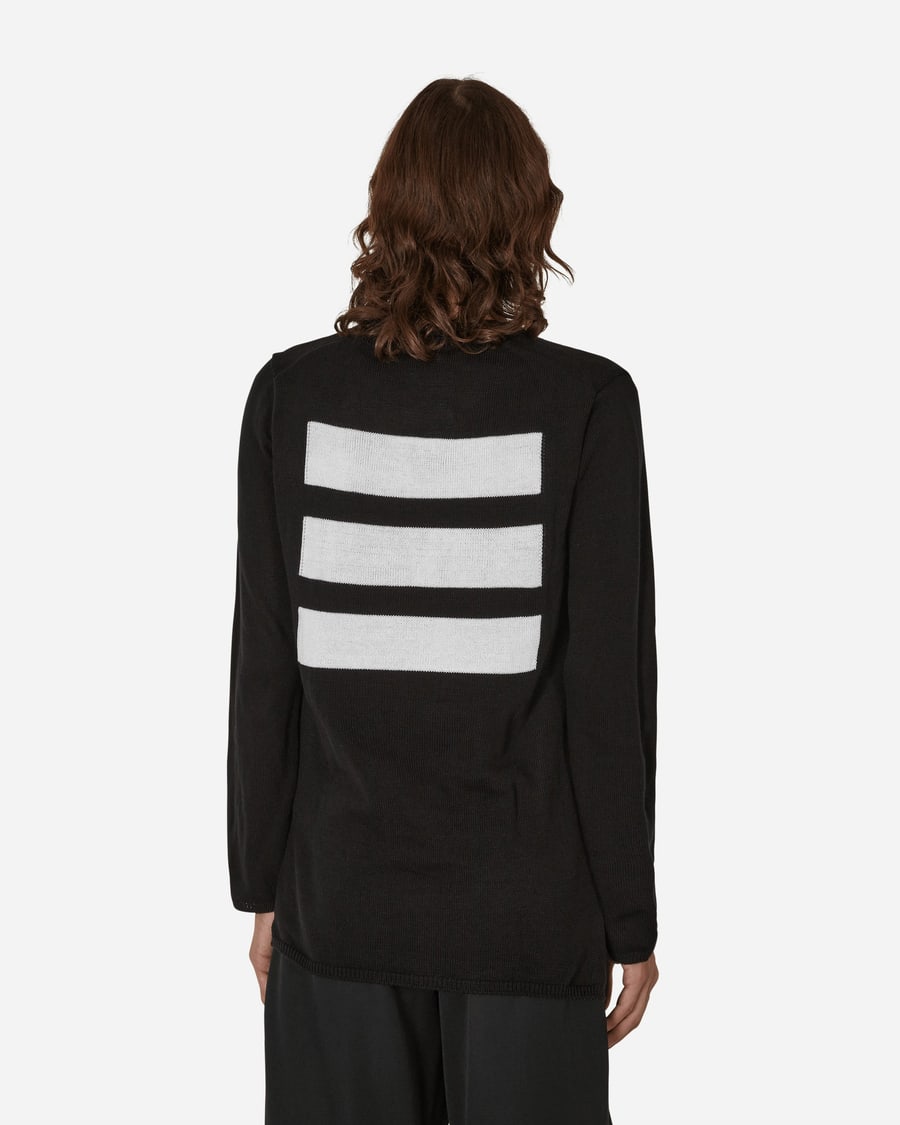 Comme Des Garçons Black Asymmetric Pullover Black, view 3