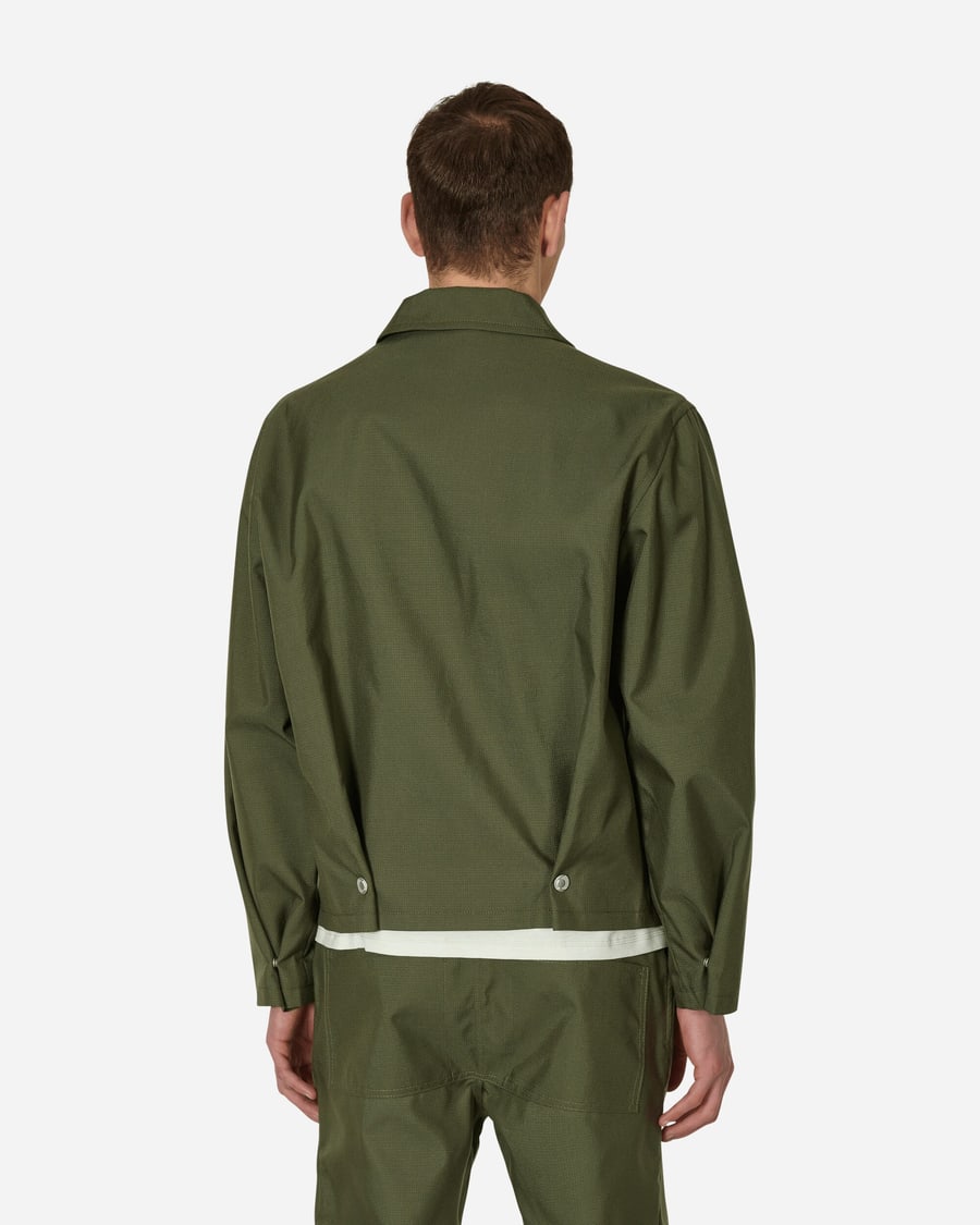 AFFXWRKS Pleat Bomber Jacket Green, view 3