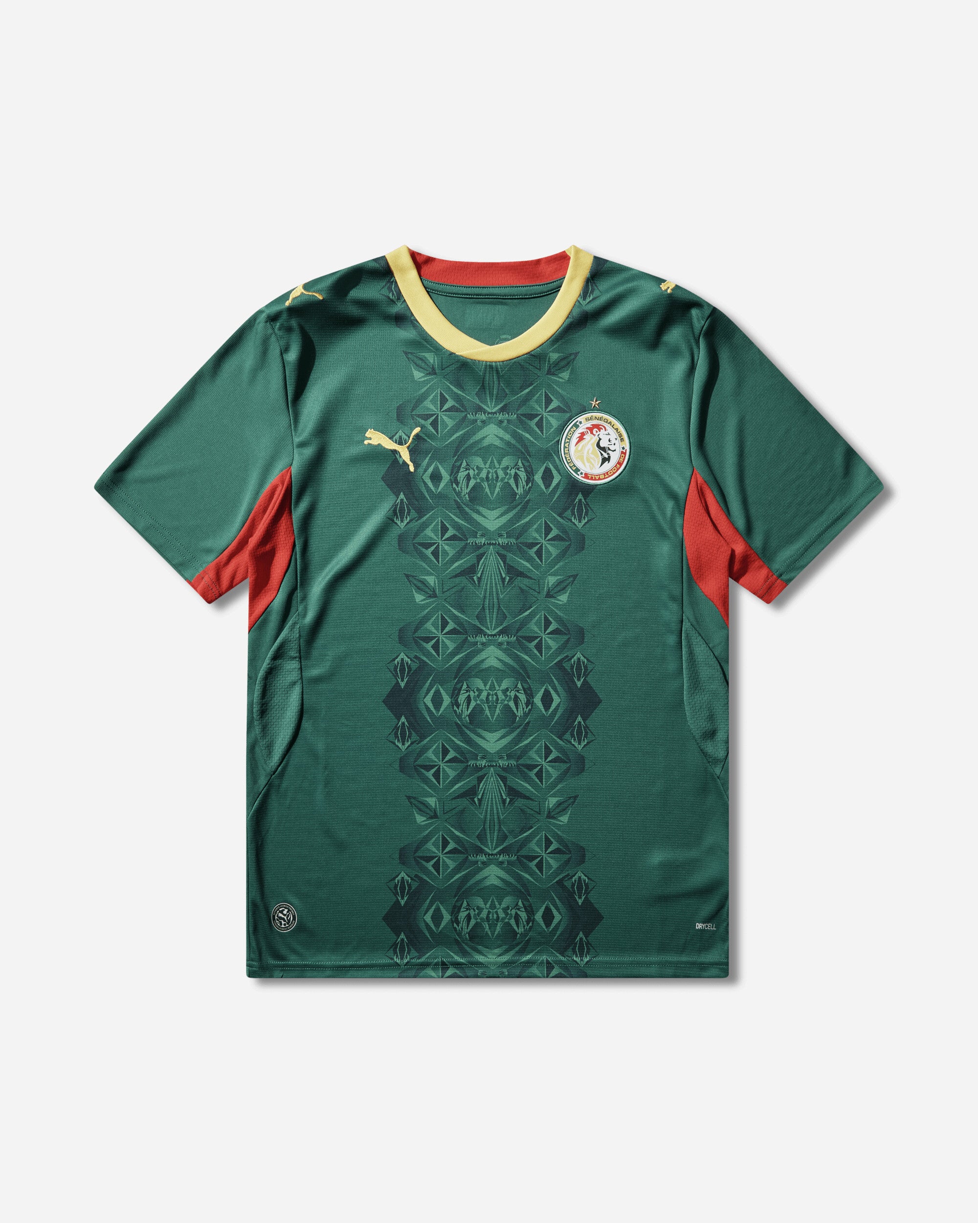 Puma Men's Senegal 2026 Away Jersey Wild Green / Red