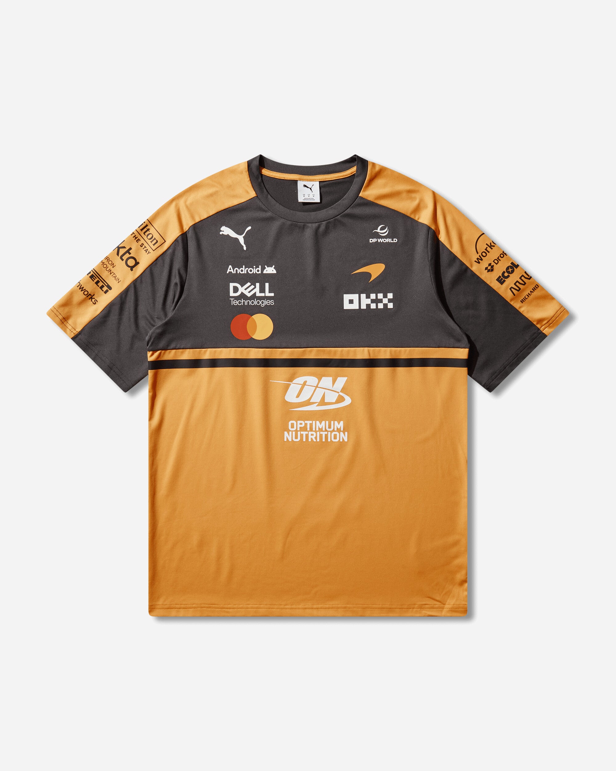 Puma Men's McLAREN RACING Replica T-Shirt Papaya