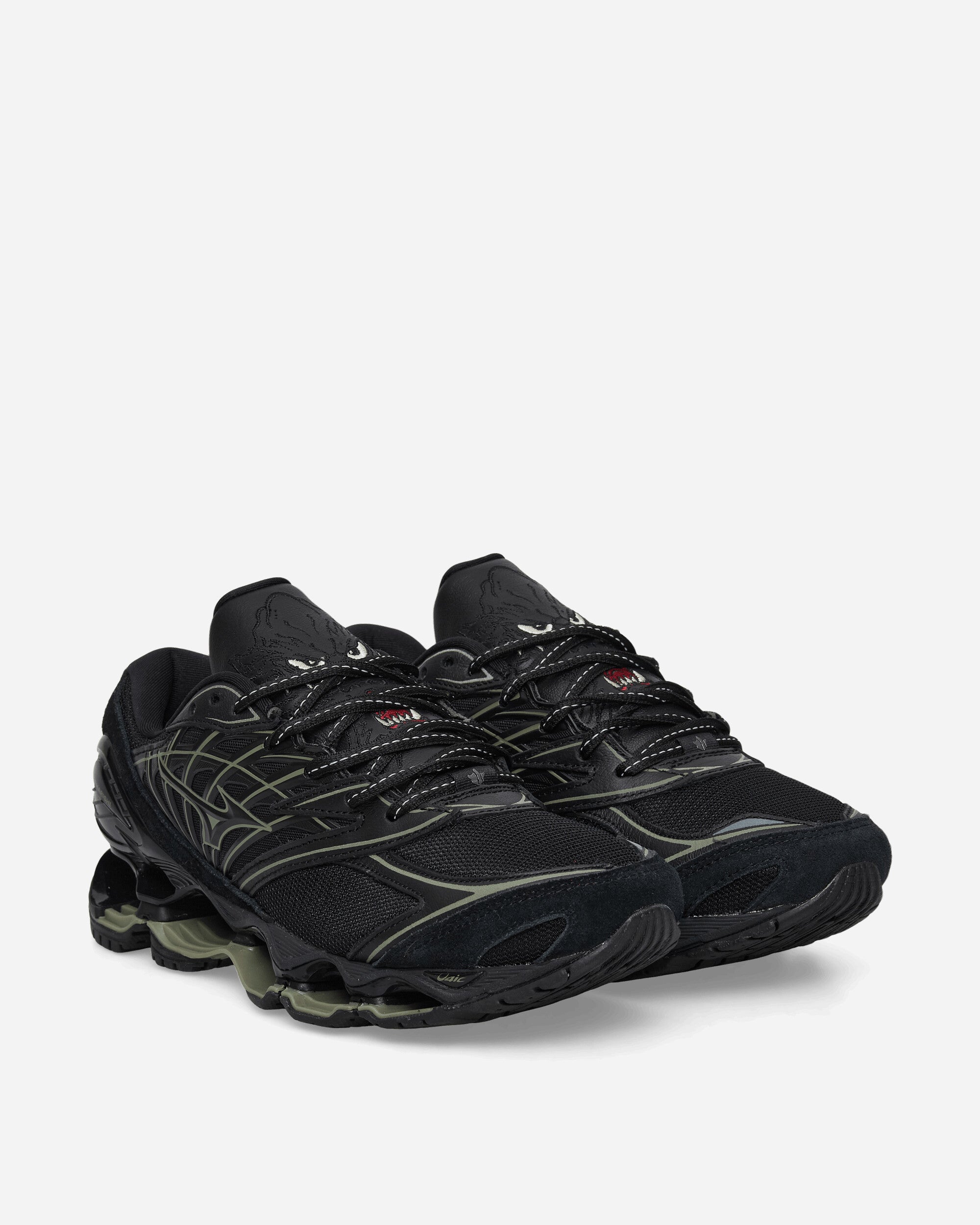 Mizuno Maharishi Wave Prophecy LS Sneakers Black / Metallic Gray, view 2