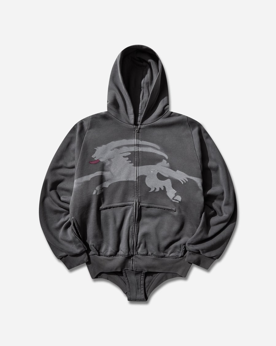 Prototypes Sprayed Goat Hoodie Romper Black