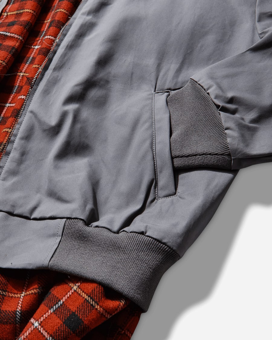 Prototypes Waxed Harrington Jacket Grey, view 4