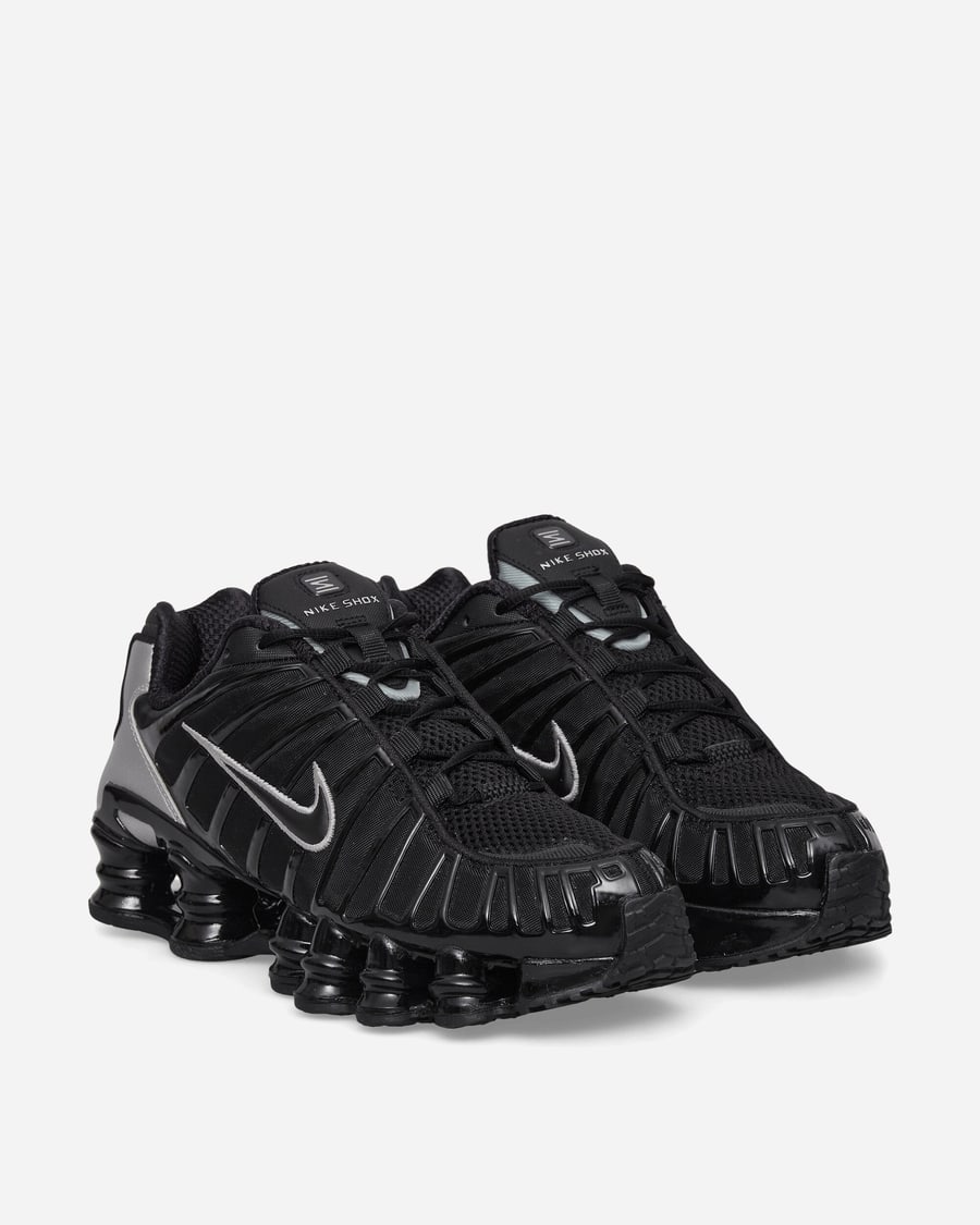 Nike Women's Shox TL Sneakers Black / Metallic Silver, view 2