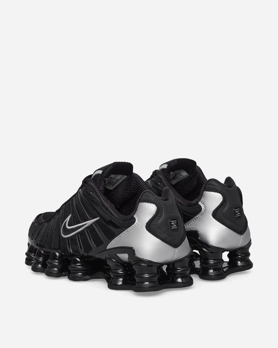 Nike Women's Shox TL Sneakers Black / Metallic Silver, view 4