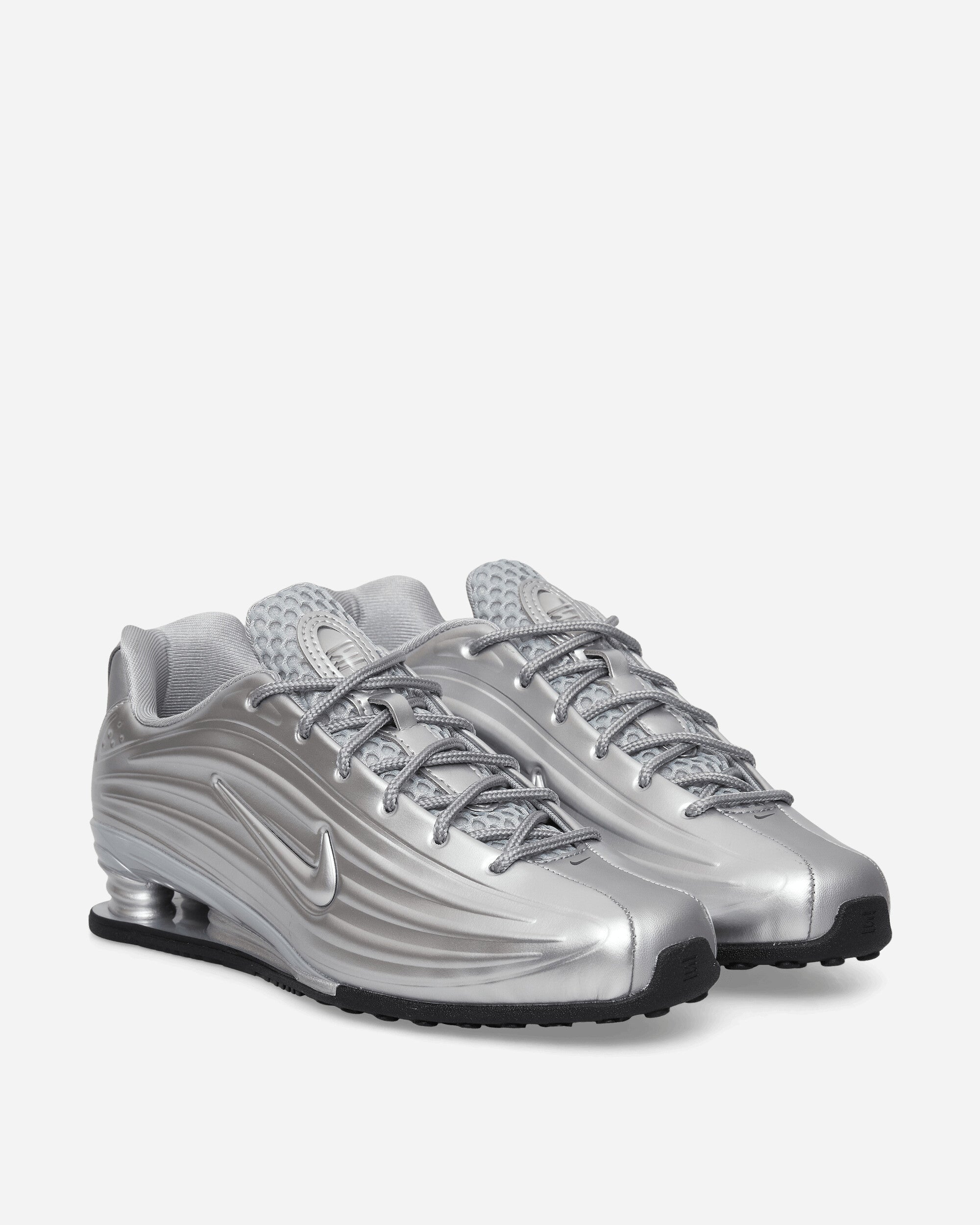 Nike Women's Shox Z Sneakers Metallic Silver / Black, view 2