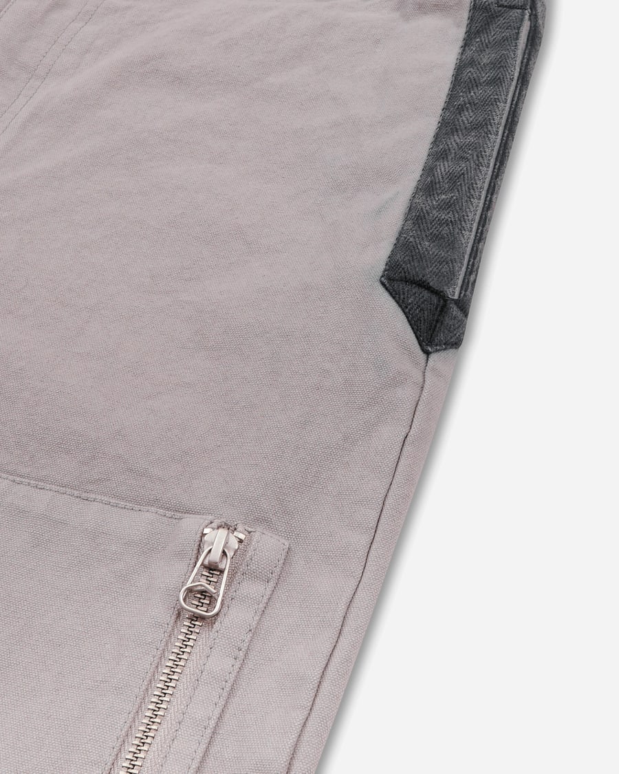OAMC Peacemaker Men's Contrast Pocket Shorts Light Gray, view 3