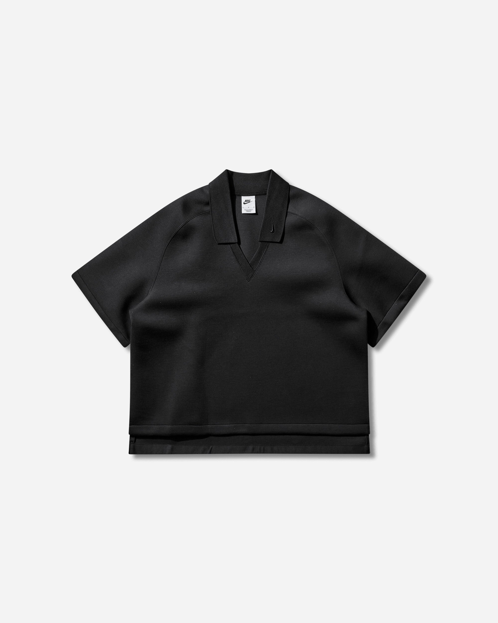 Nike Women's Shortsleeve Fleece Top Black