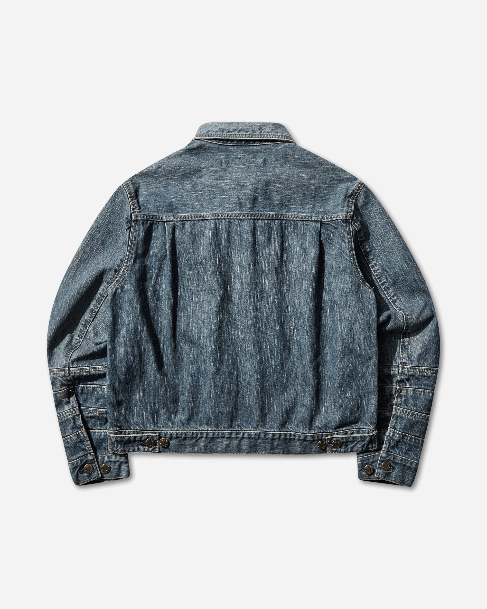 Undercover Women's Distressed Denim Zip Jacket Indigo, view 2