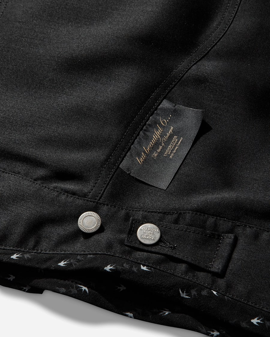 Undercover Women's Silk-Blend Wool Jacket Black, view 4