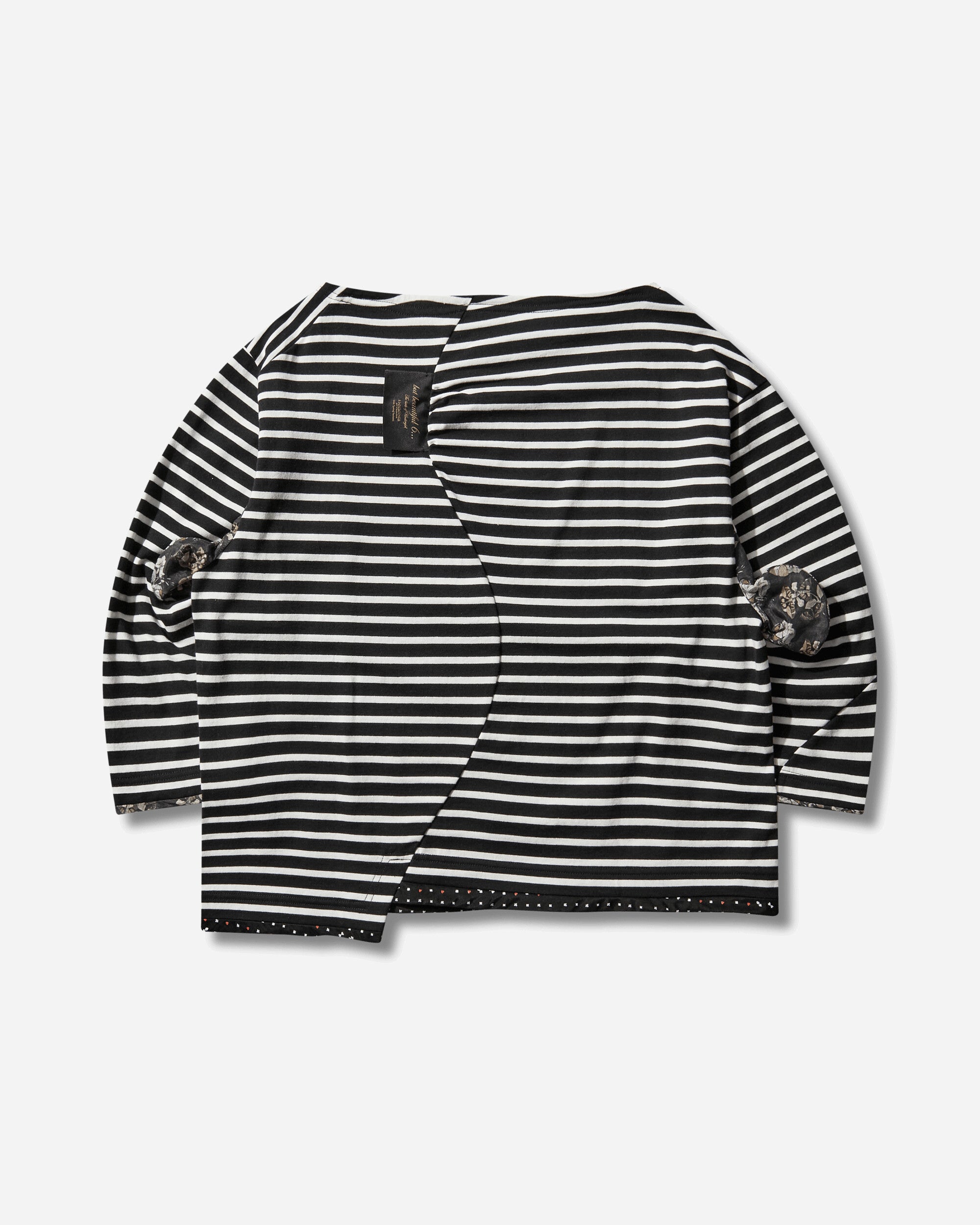 Undercover Women's Striped Longsleeve T-Shirt Black, view 2