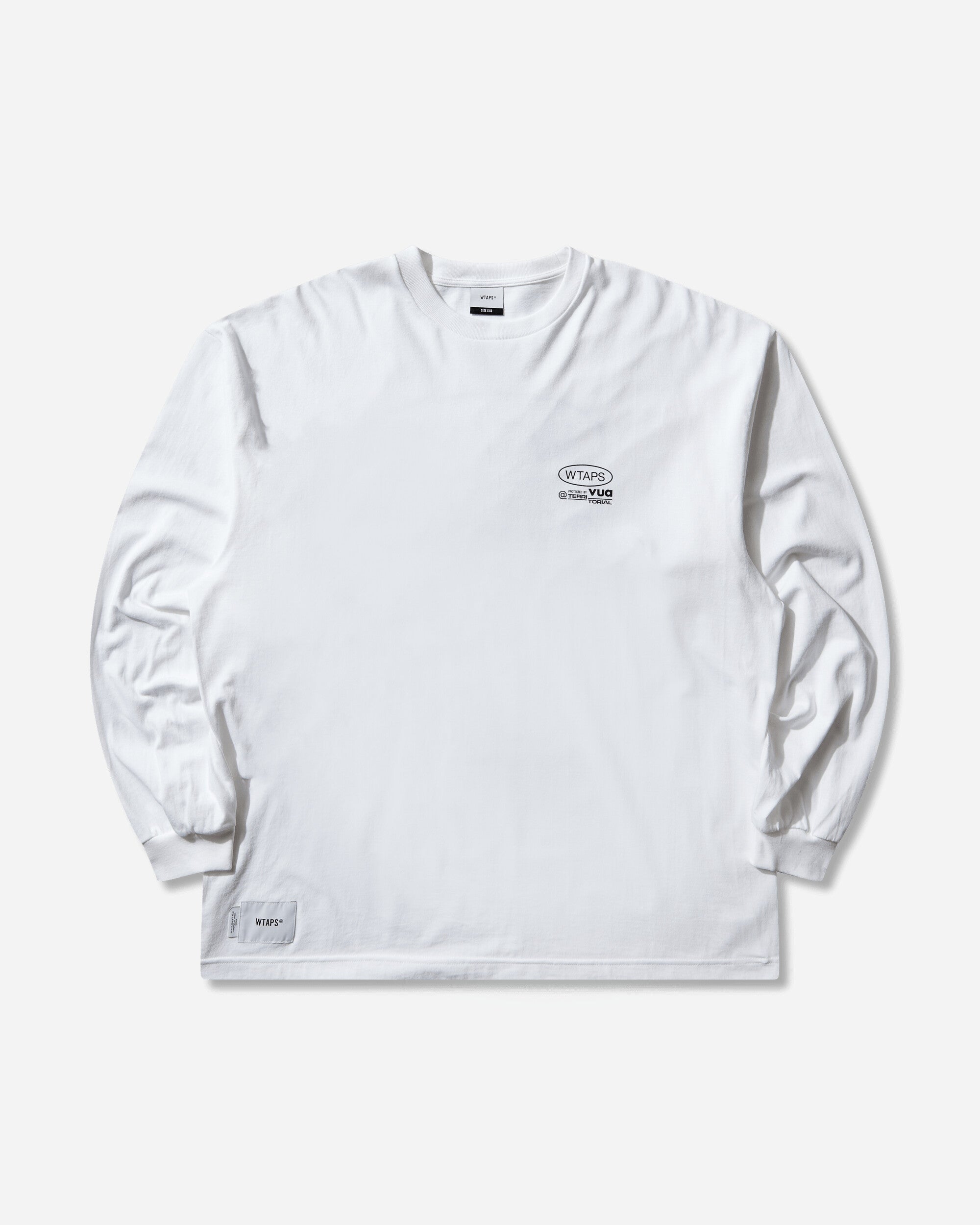 WTAPS Men's Protected By Longsleeve T-Shirt White