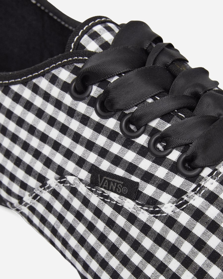 Vans Authentic Prima Gingham Sneakers Black, view 6