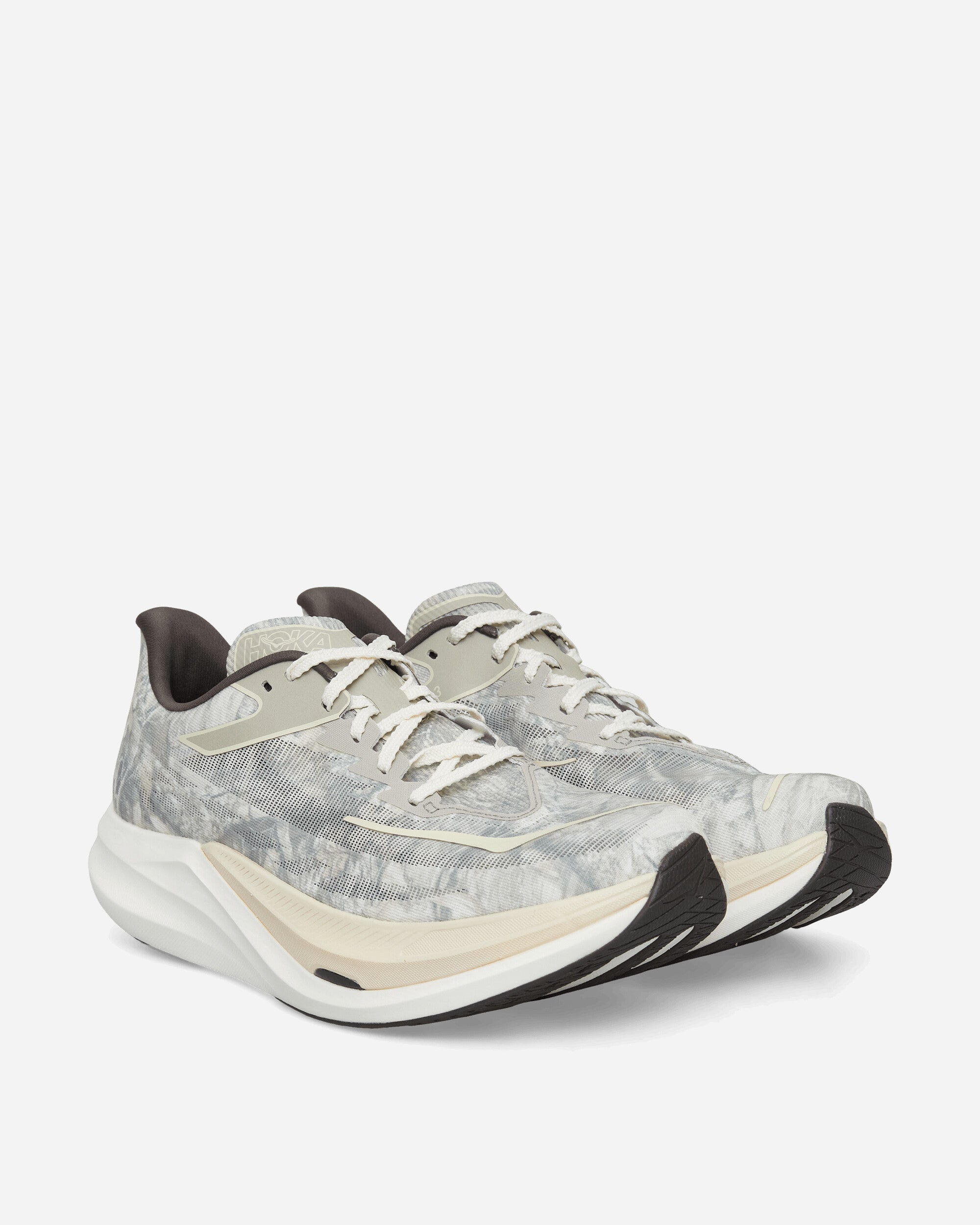 Hoka One One John Elliott Rocket X 3 Sneakers Spray Green / Antique White, view 2