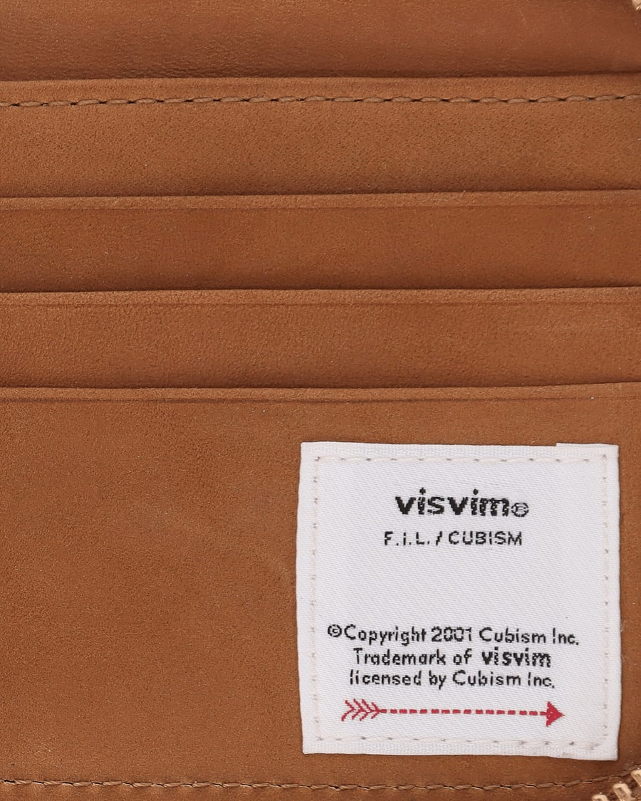 visvim Leather Bi-Fold Wallet Camel, view 5