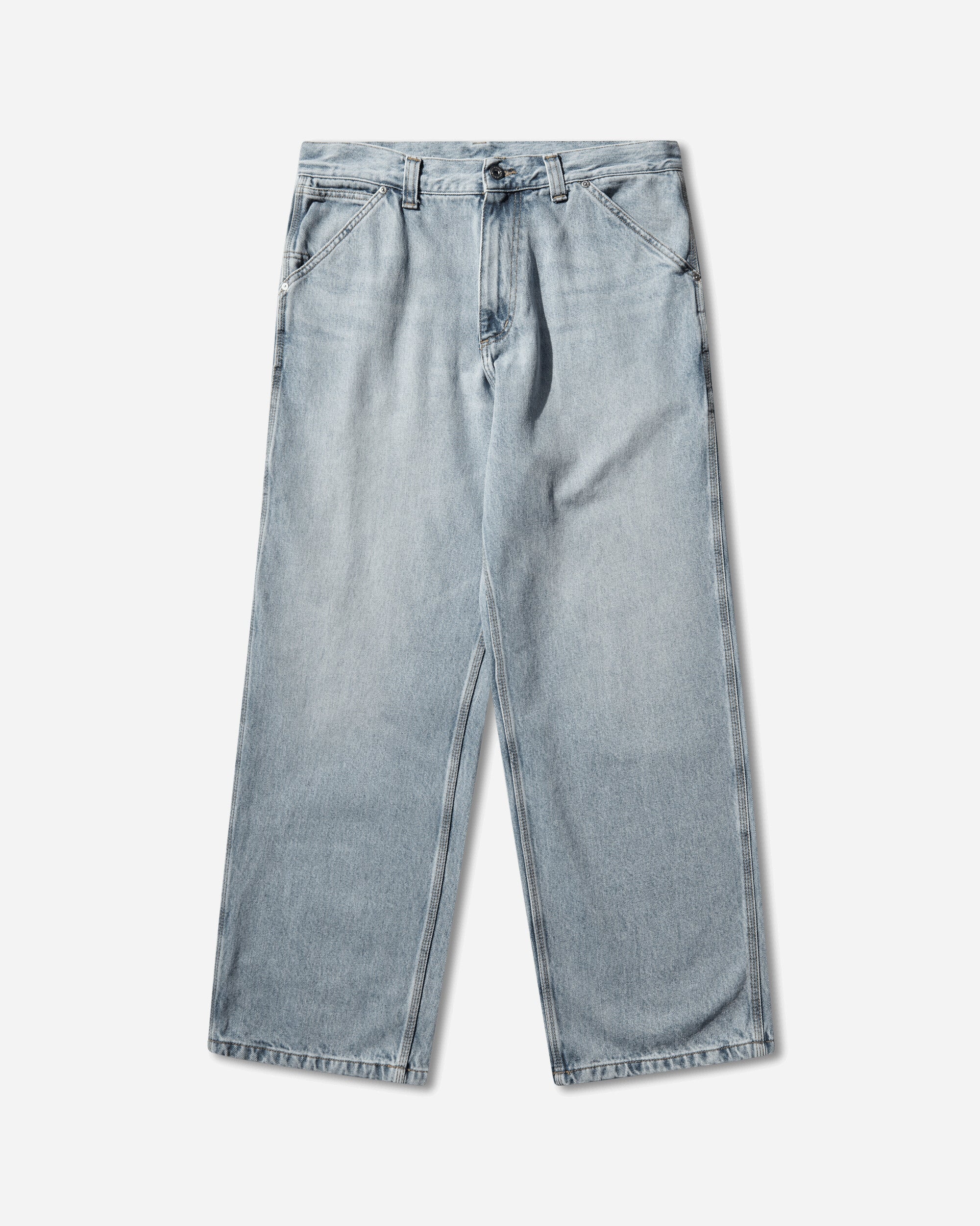 Carhartt WIP Men's Belmont Pants Blue (Worn Bleached)