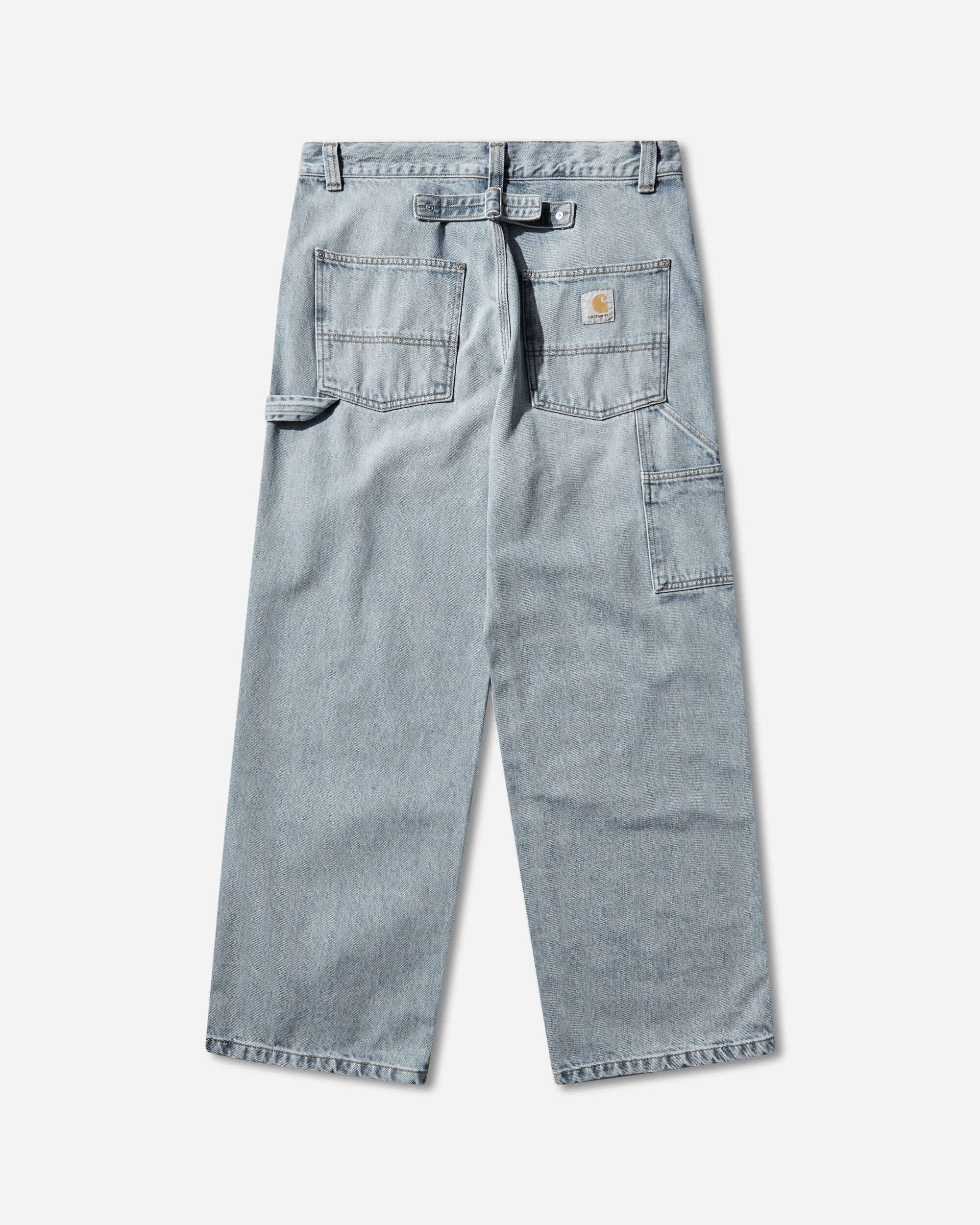 Carhartt WIP Men's Belmont Pants Blue (Worn Bleached), view 2