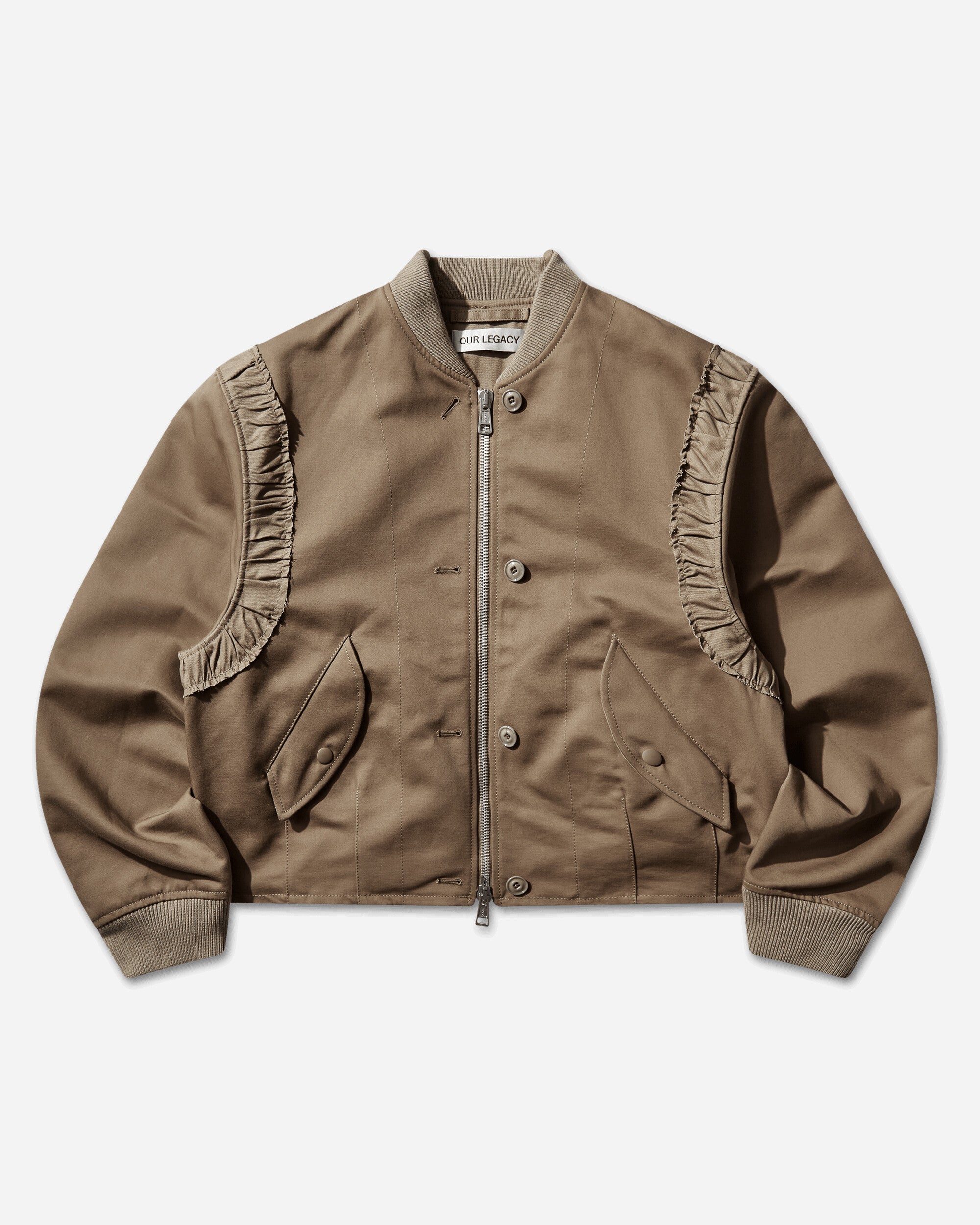Our Legacy Women's Frill Bomber Jacket Kharkee