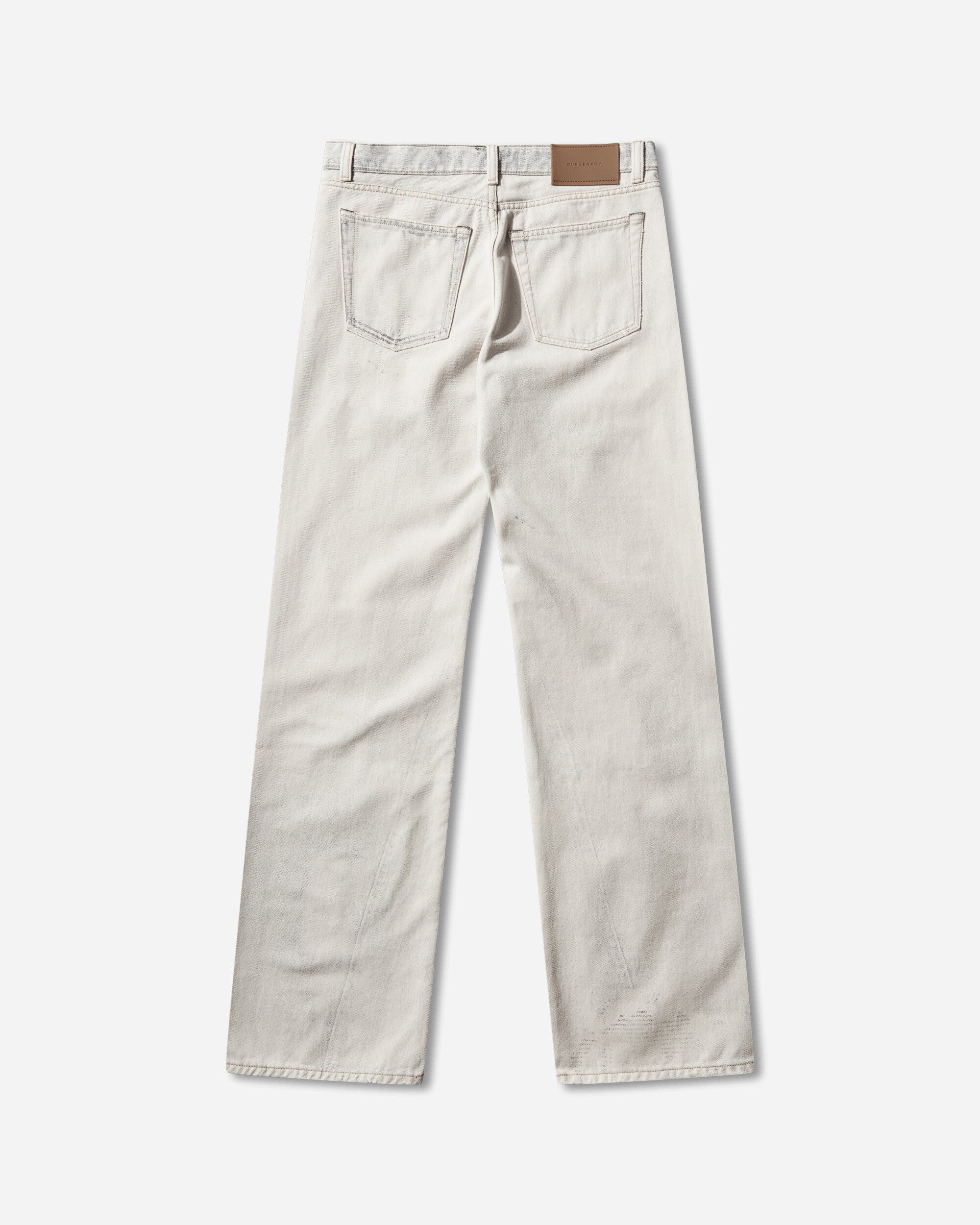 Our Legacy Women's Wata Cut Jeans Digital Coffe Print, view 2