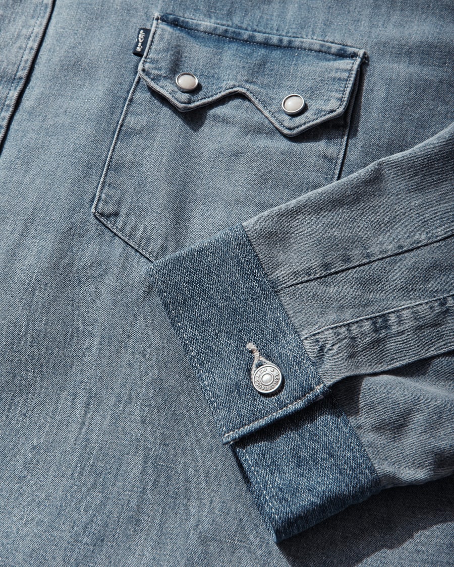 Levi's Men's Blue Tab Customized Sawtooth Jacket Blue, view 3