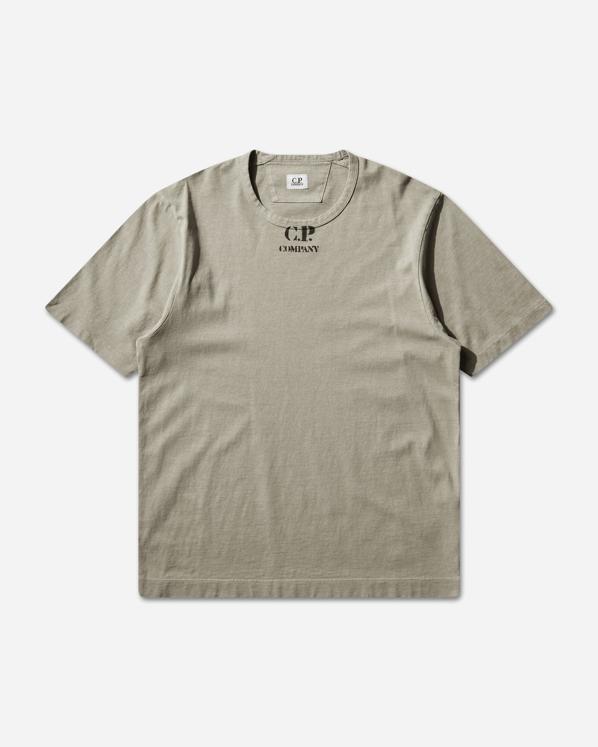 C.P. Company Men's 20/1 Jersey Graphic T-Shirt Moss Grey
