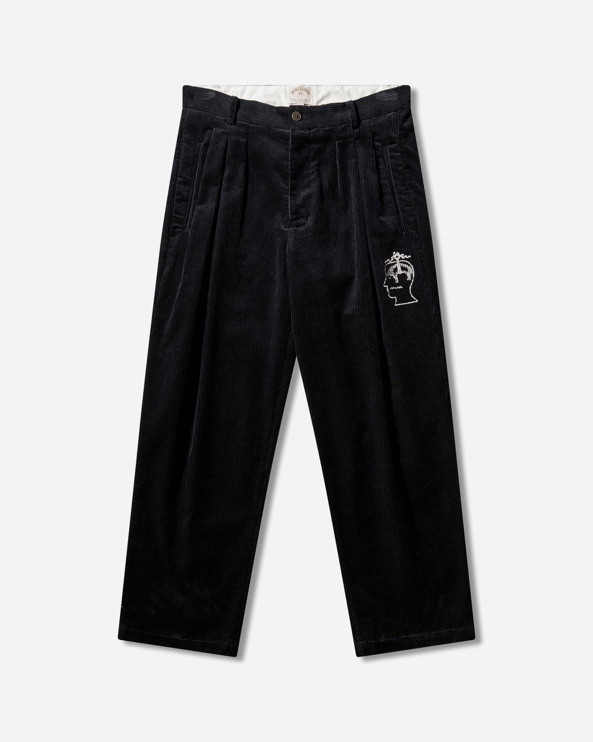Brain Dead Brooks Brothers California Pleated Corduroy Trousers Midnight Blue