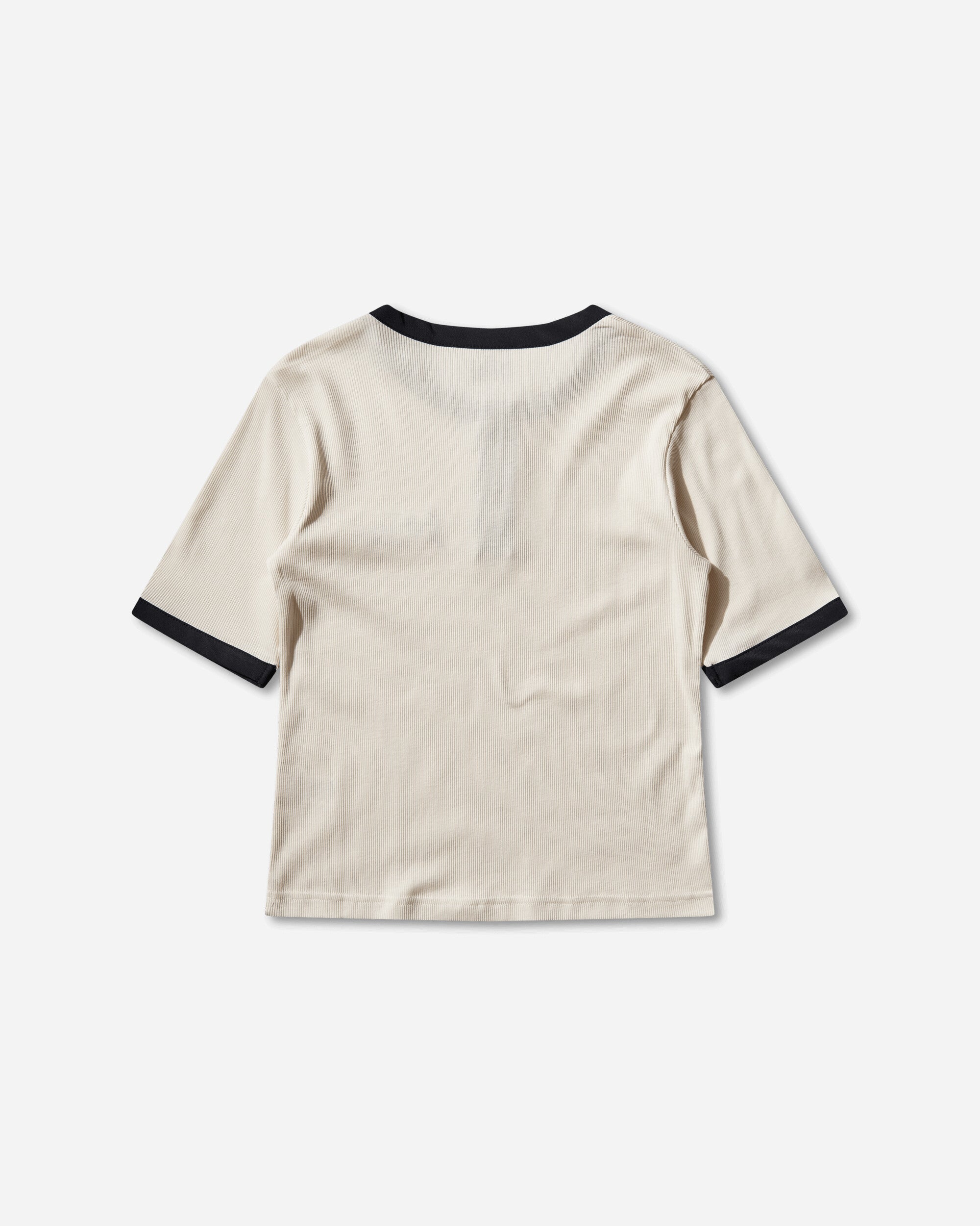 Brain Dead Women's Ribbed Henley Top Natural, view 2