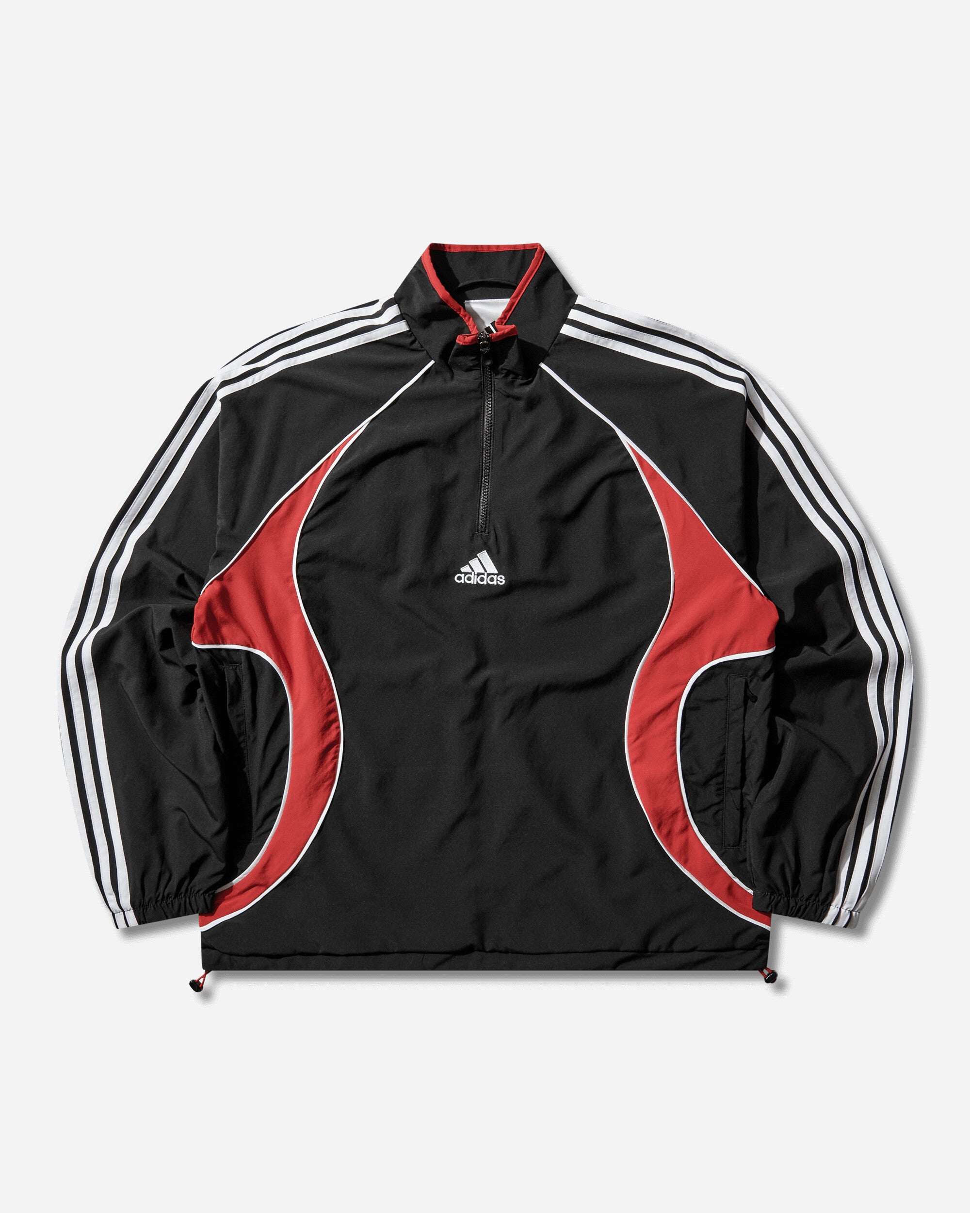 adidas Men's Teamgeist Half Zip Sweatshirt Black