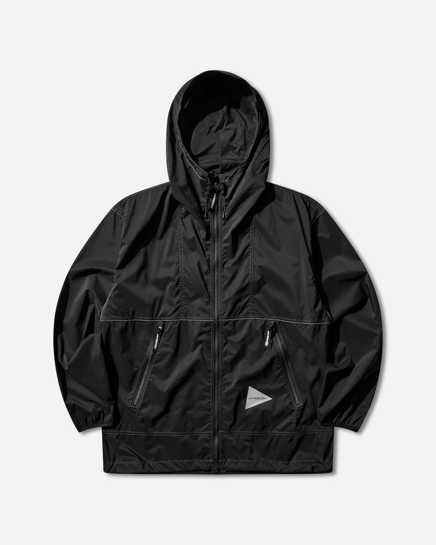 and wander Men's PERTEX Wind Jacket Black