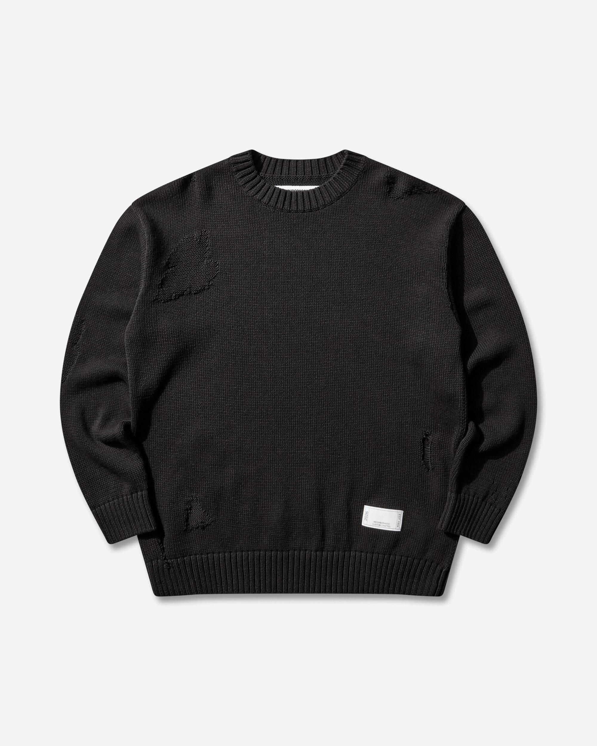 Neighborhood Men's Savage Crewneck Sweater Black