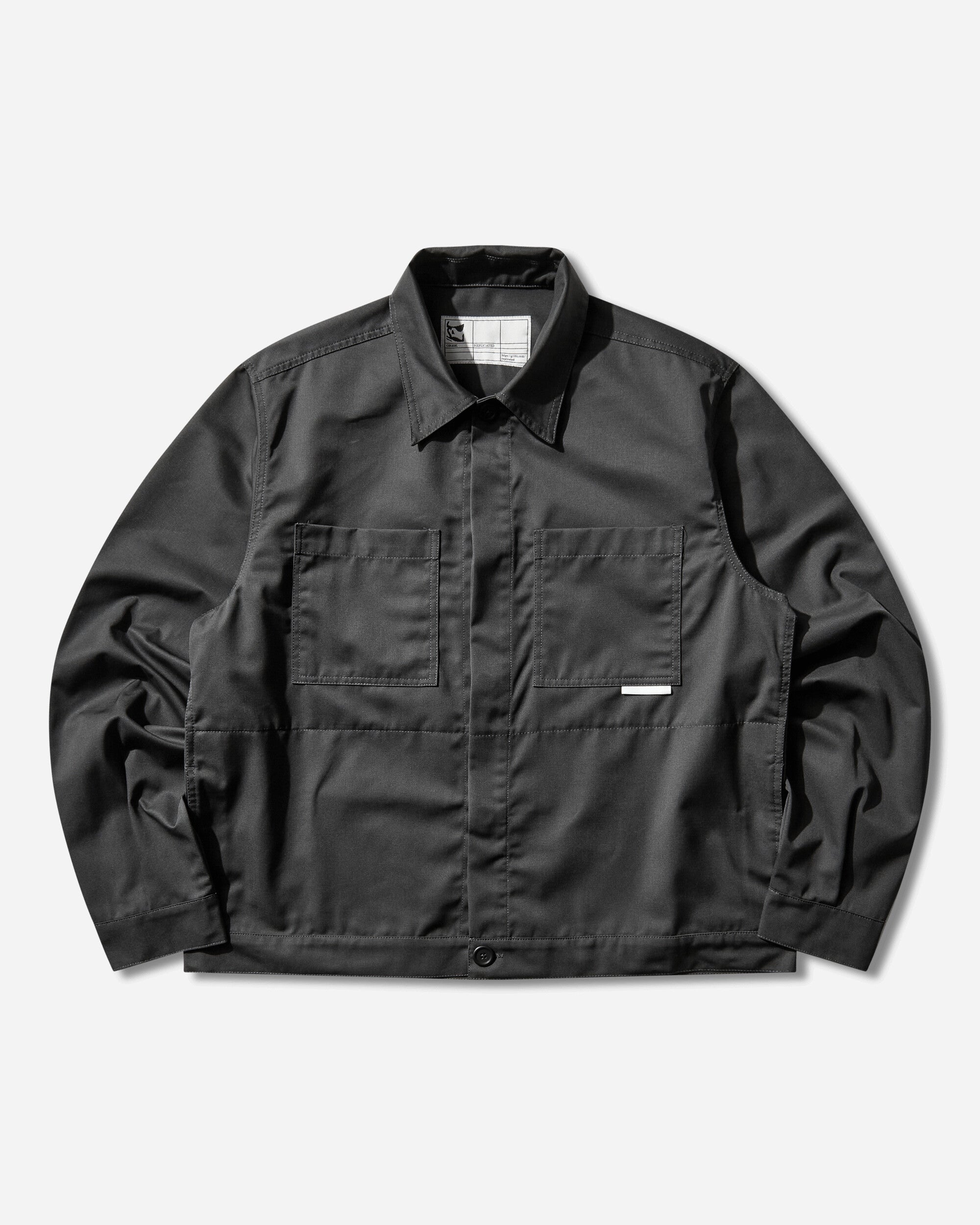 GR10K Men's 40000 Replicated Short Jacket Charcoal