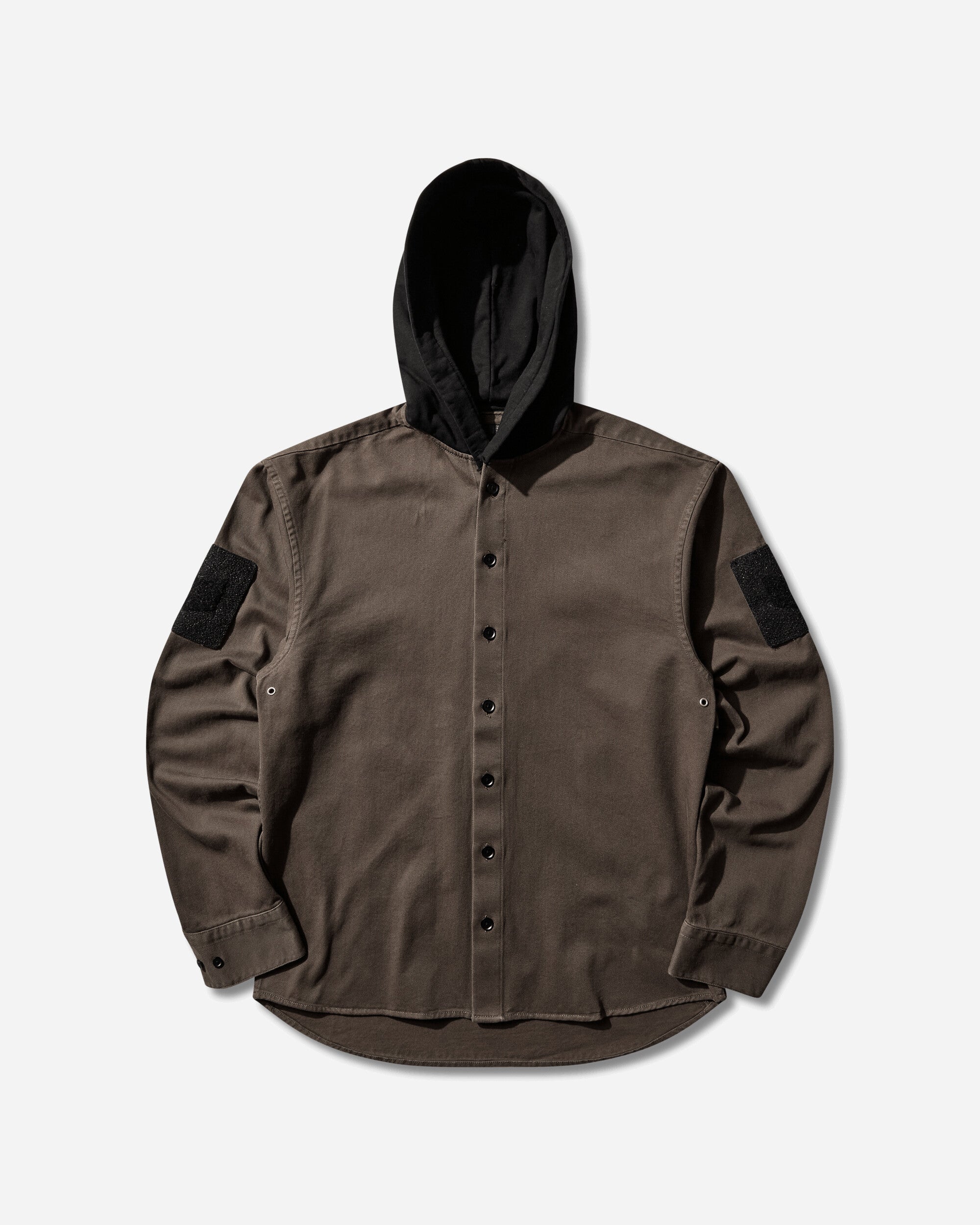DIARY 1999 Men's Hooded Shirt Khaki