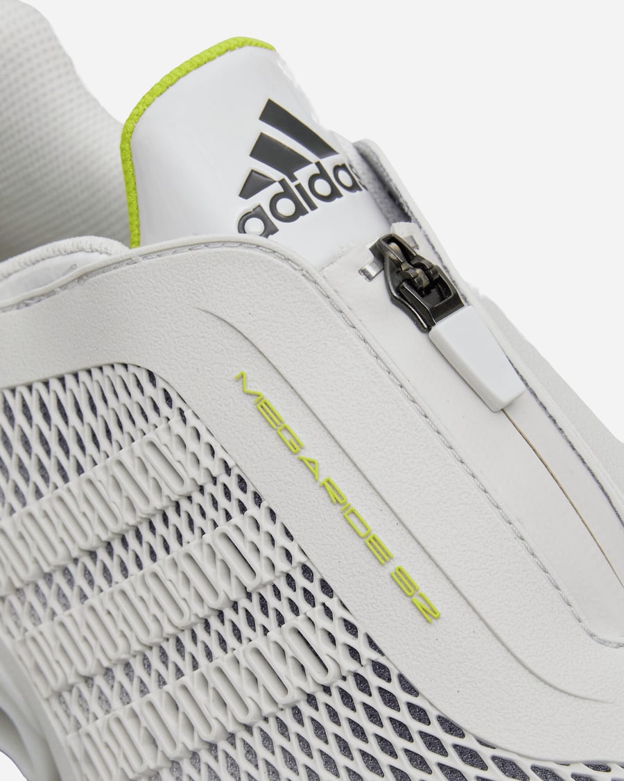 adidas Megaride S2 Sneakers Crystal White / Semi Solar Yellow, view 6