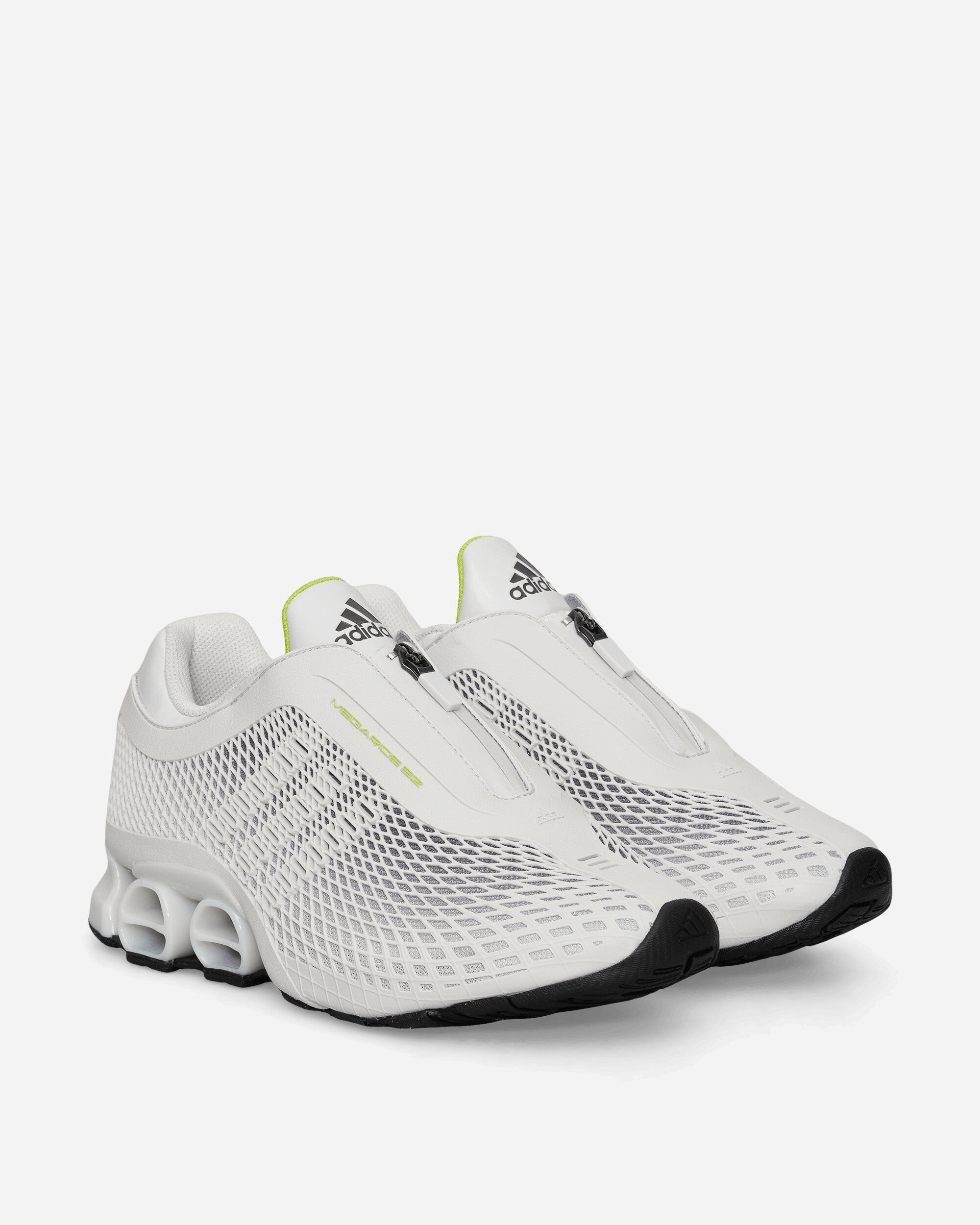 adidas Megaride S2 Sneakers Crystal White / Semi Solar Yellow, view 2